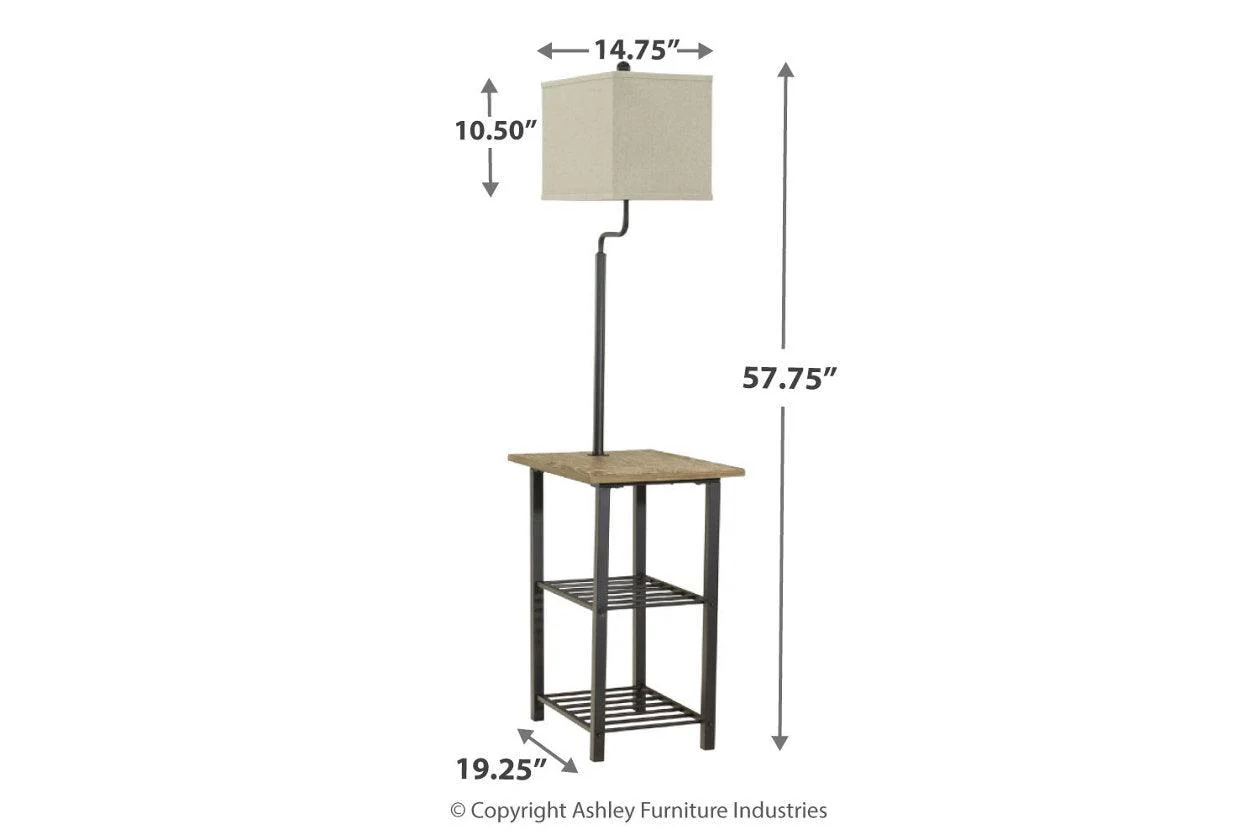Shianne Black Floor Lamp - Image 4
