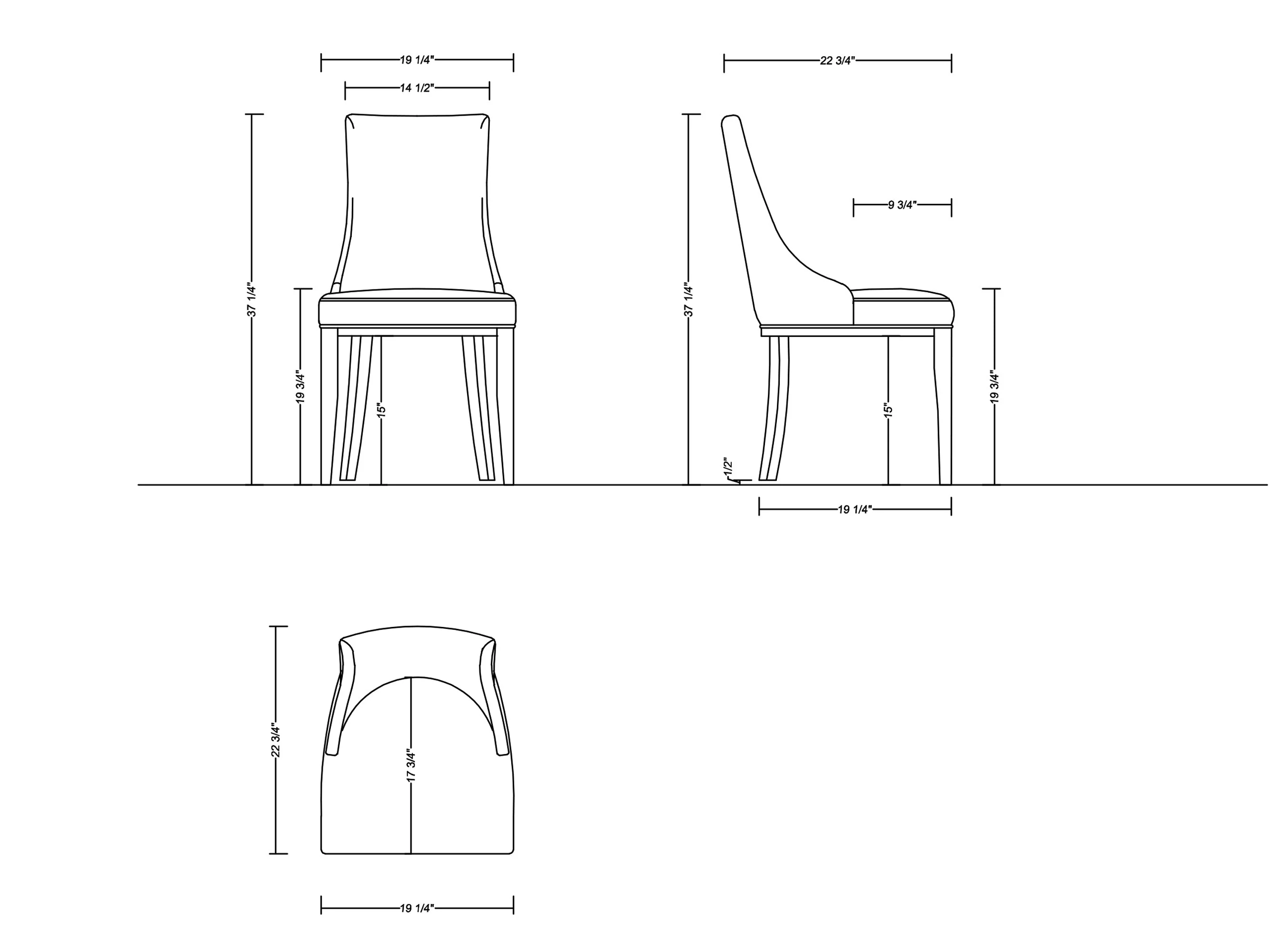 Shubert 8-Piece Faux Leather and Velvet Dining Chair Set in Light Grey - Image 4