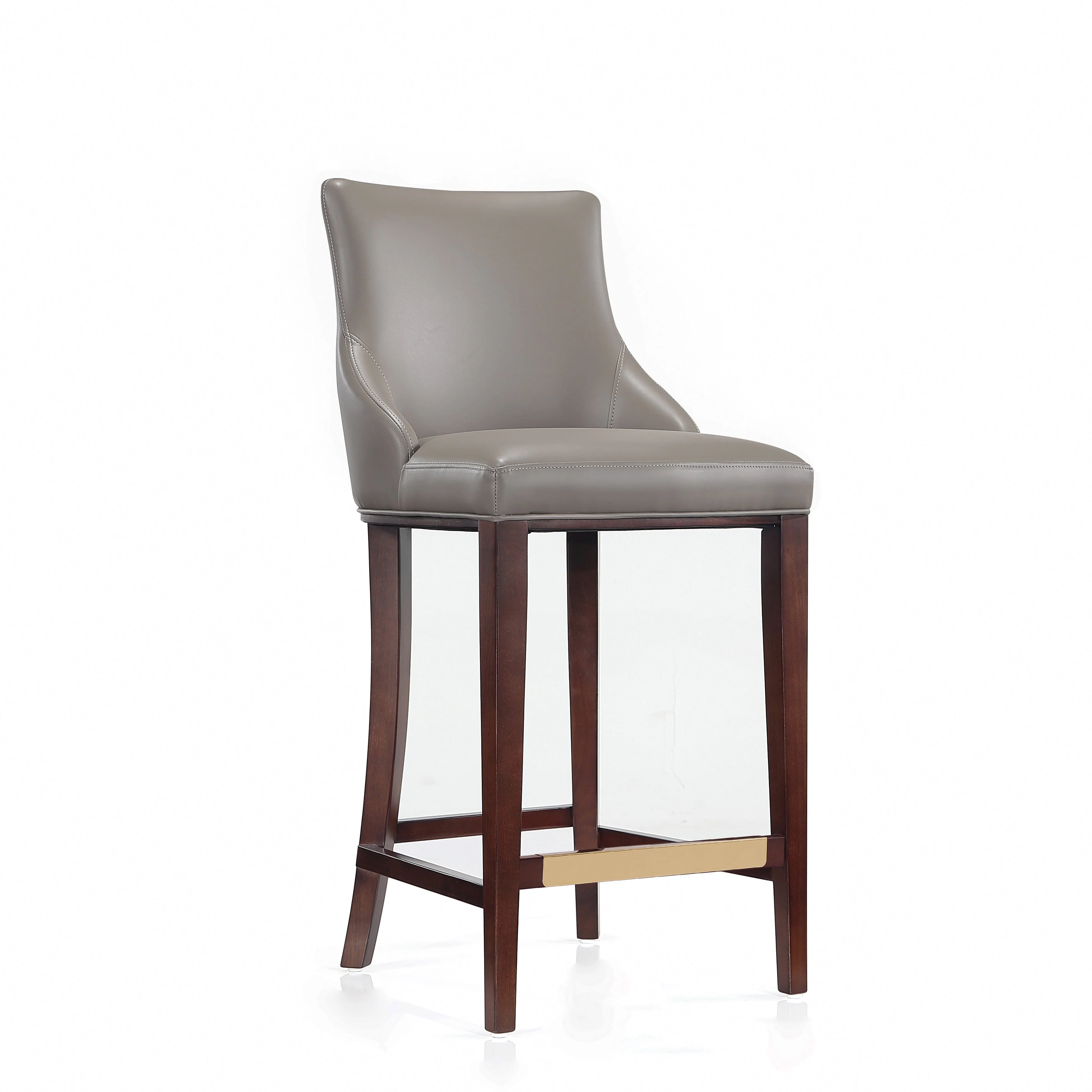 Shubert Barstool in Dark Taupe - Image 5