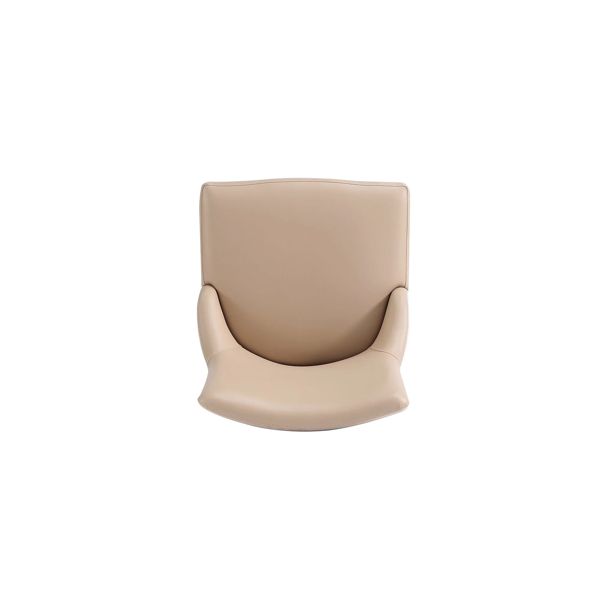 Shubert Faux Leather and Velvet Dining Chair in Tan (set of 2) - Image 9
