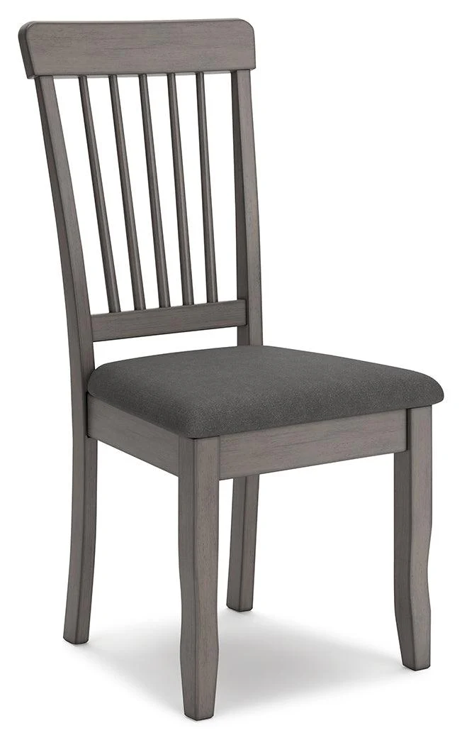 Shullden Gray Dining Table and 2 Chairs - Image 2