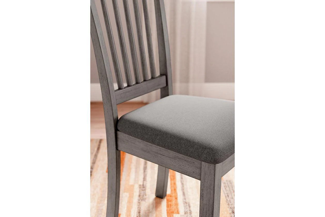 Shullden Gray Dining Table and 4 Chairs - Image 13
