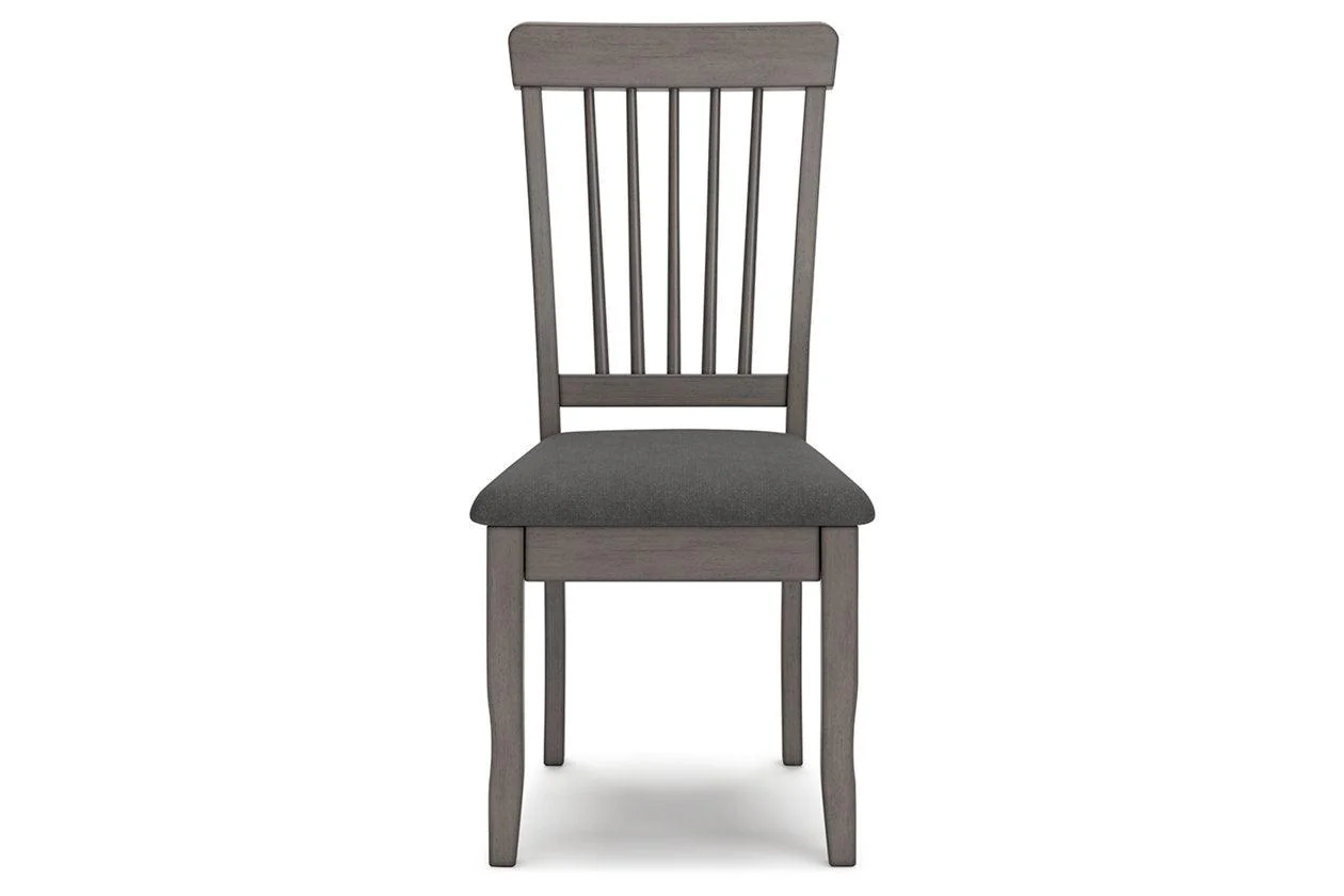 Shullden Gray Dining Table and 4 Chairs - Image 4