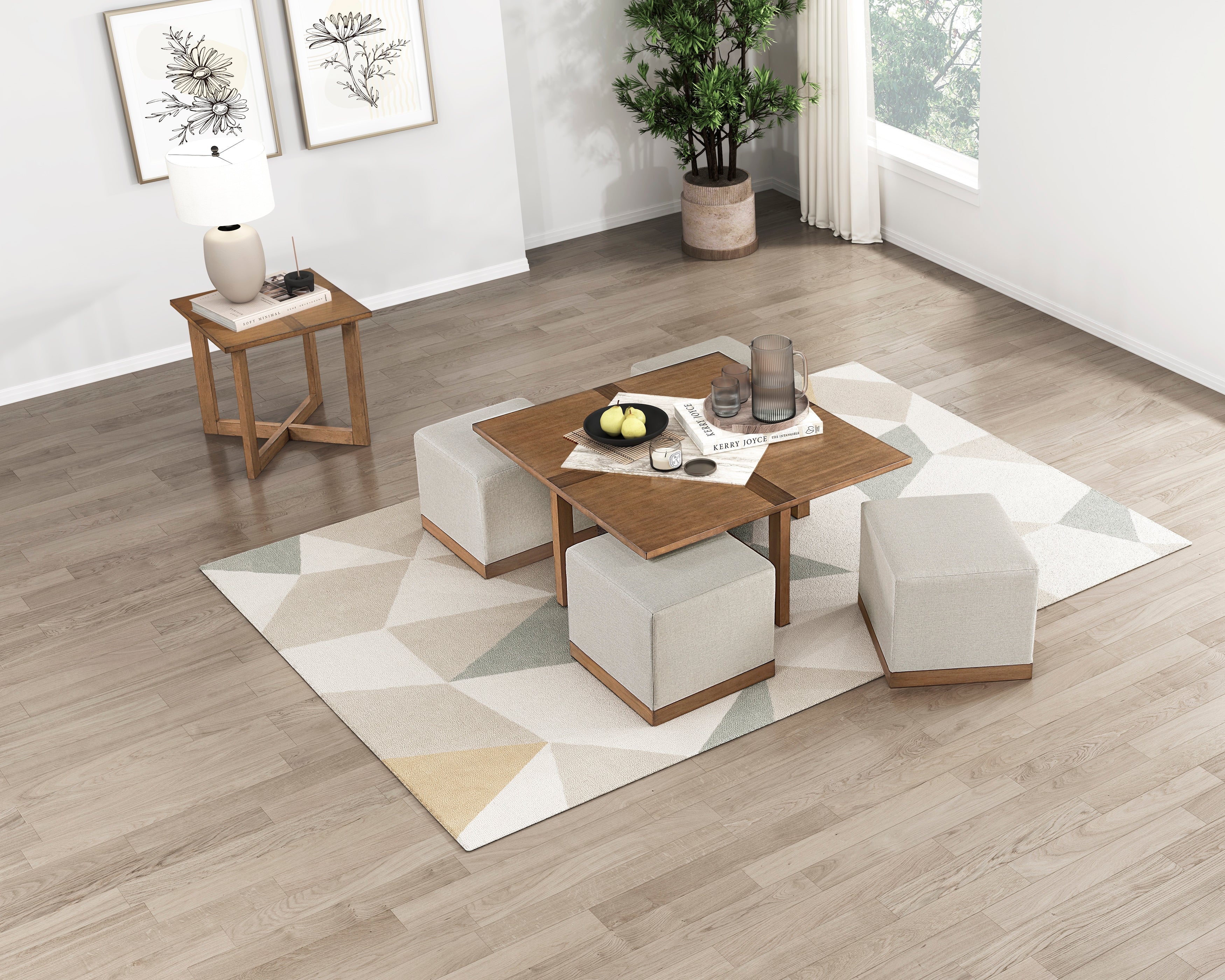 Sienna Light Gray Cocktail Table - Image 15