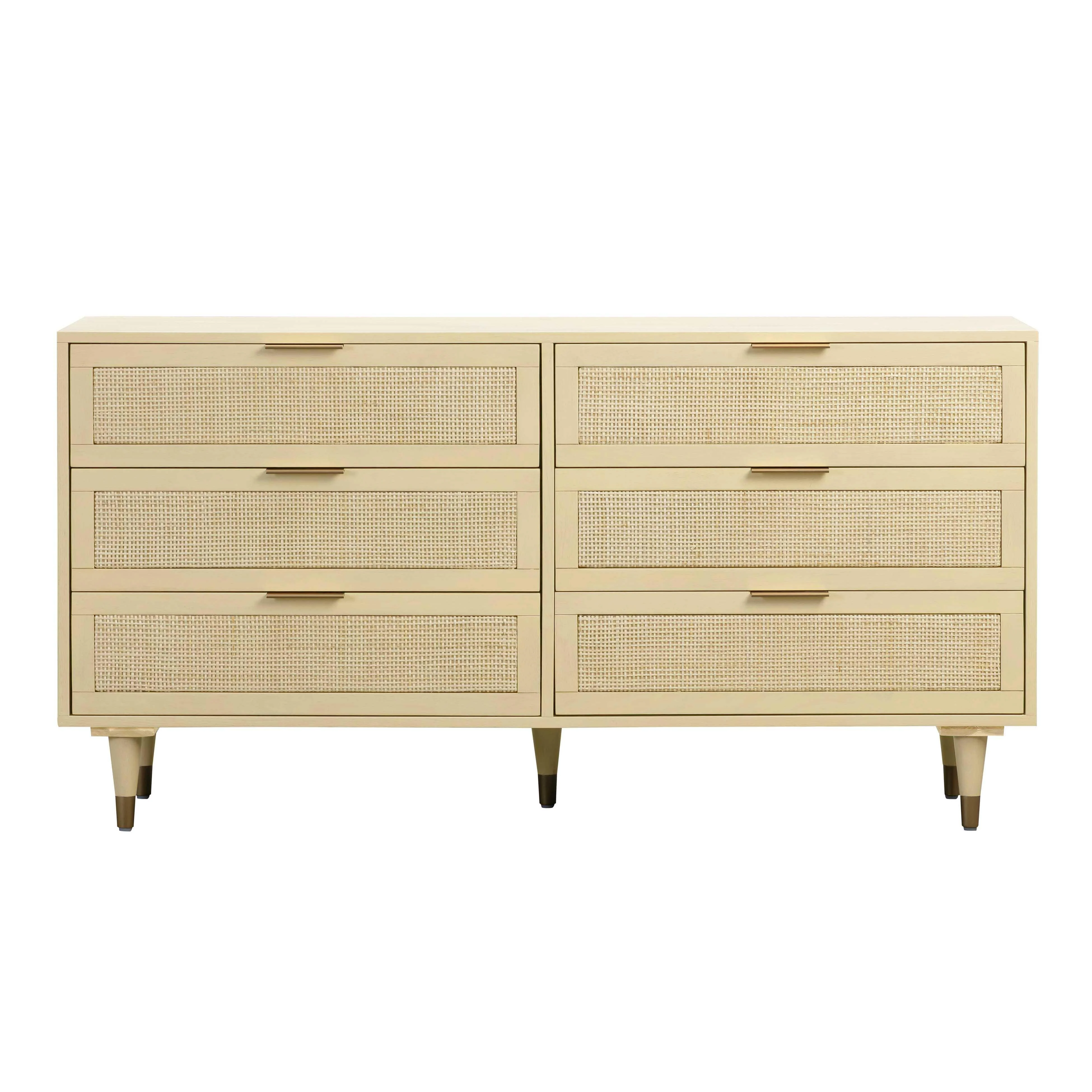 Sierra Cane 6 Drawer Dresser - Image 9