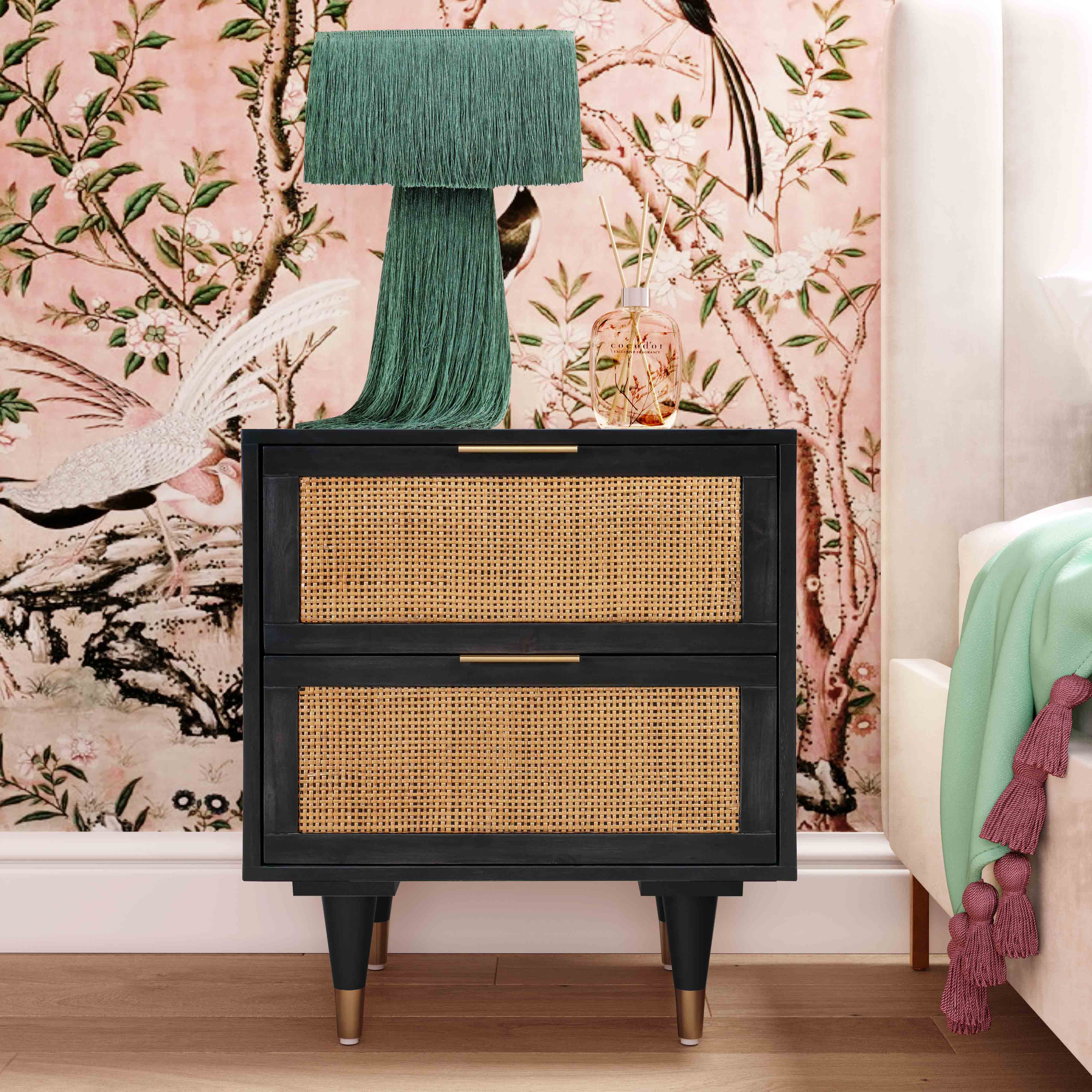 Sierra Cane Nightstand - Image 2