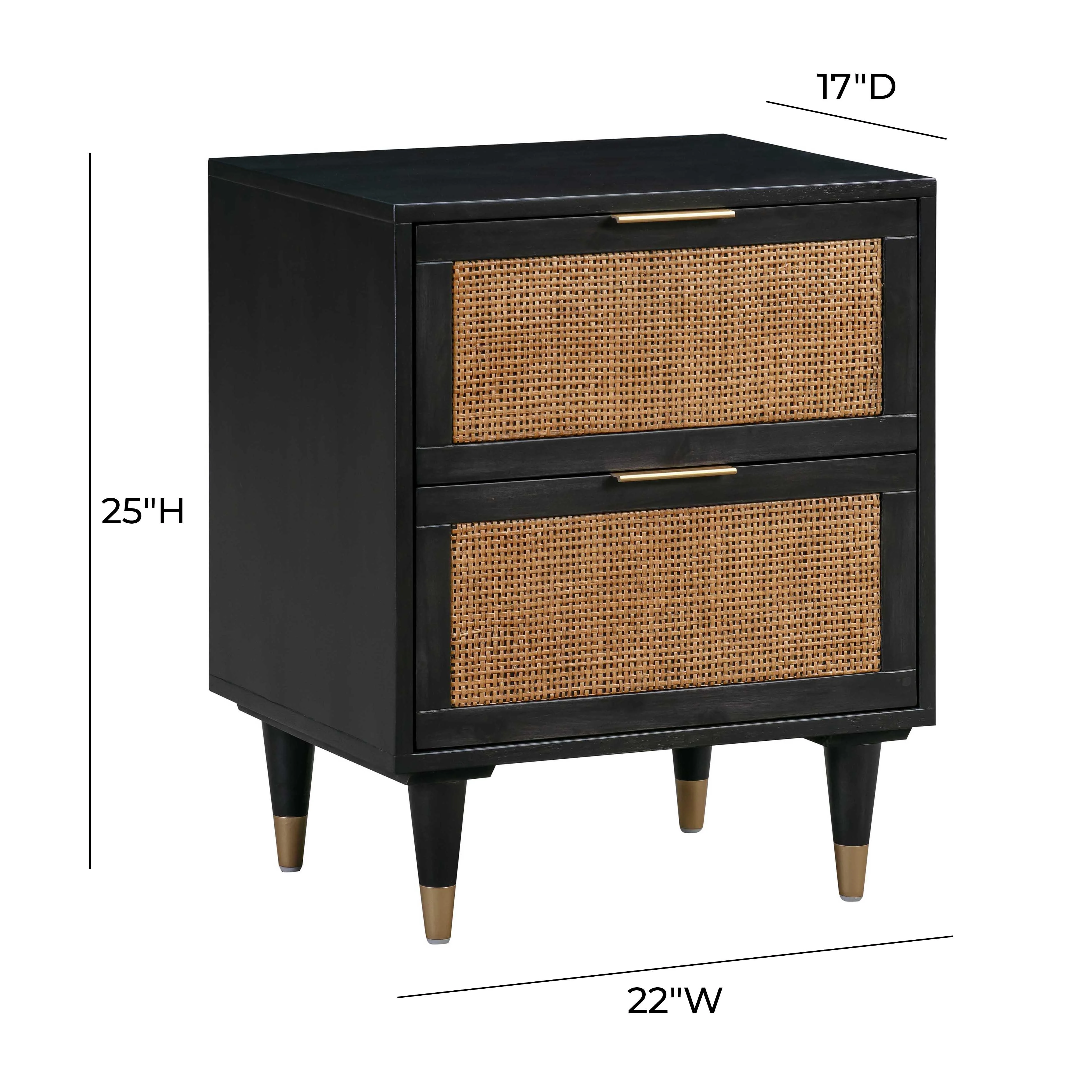 Sierra Cane Nightstand - Image 7