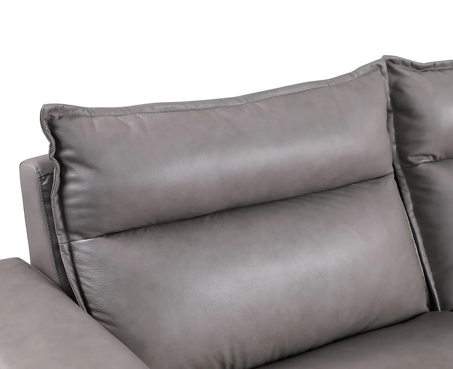 Sierra Grey 5-Piece Reclining Sectional - Image 5
