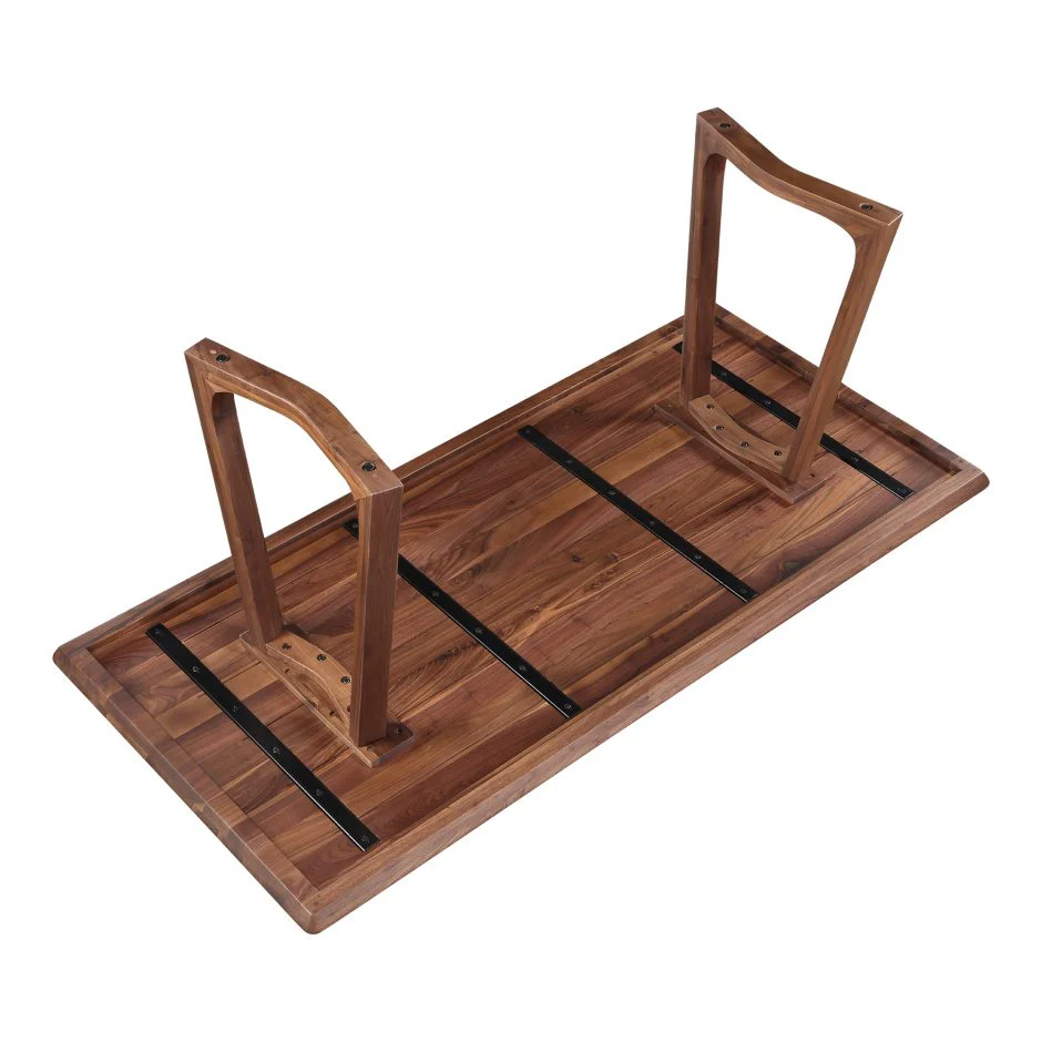 Silas Dining Table Walnut Brown - Image 5