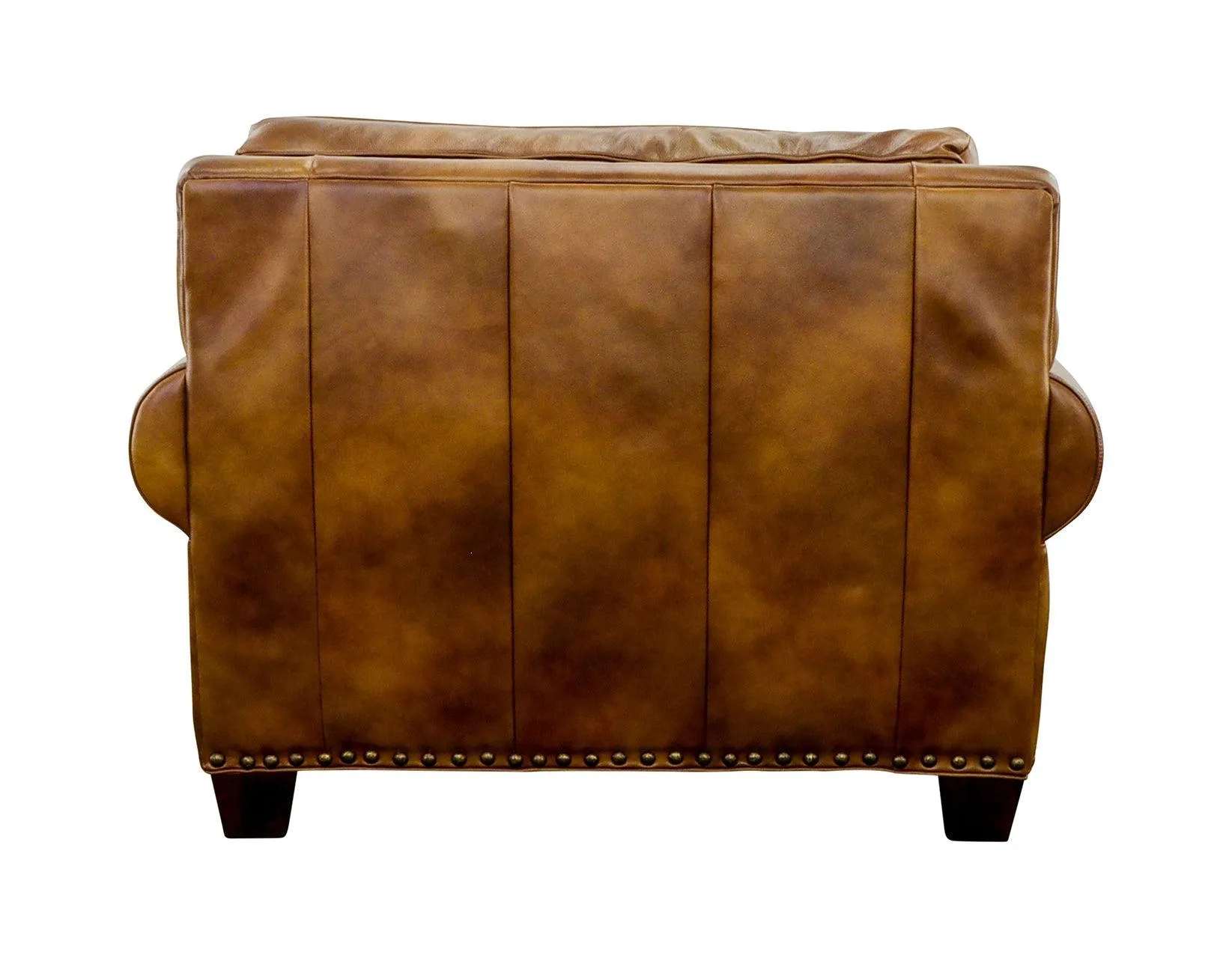 Silverado Camel Top-Grain Leather Oversized Chair - Image 7