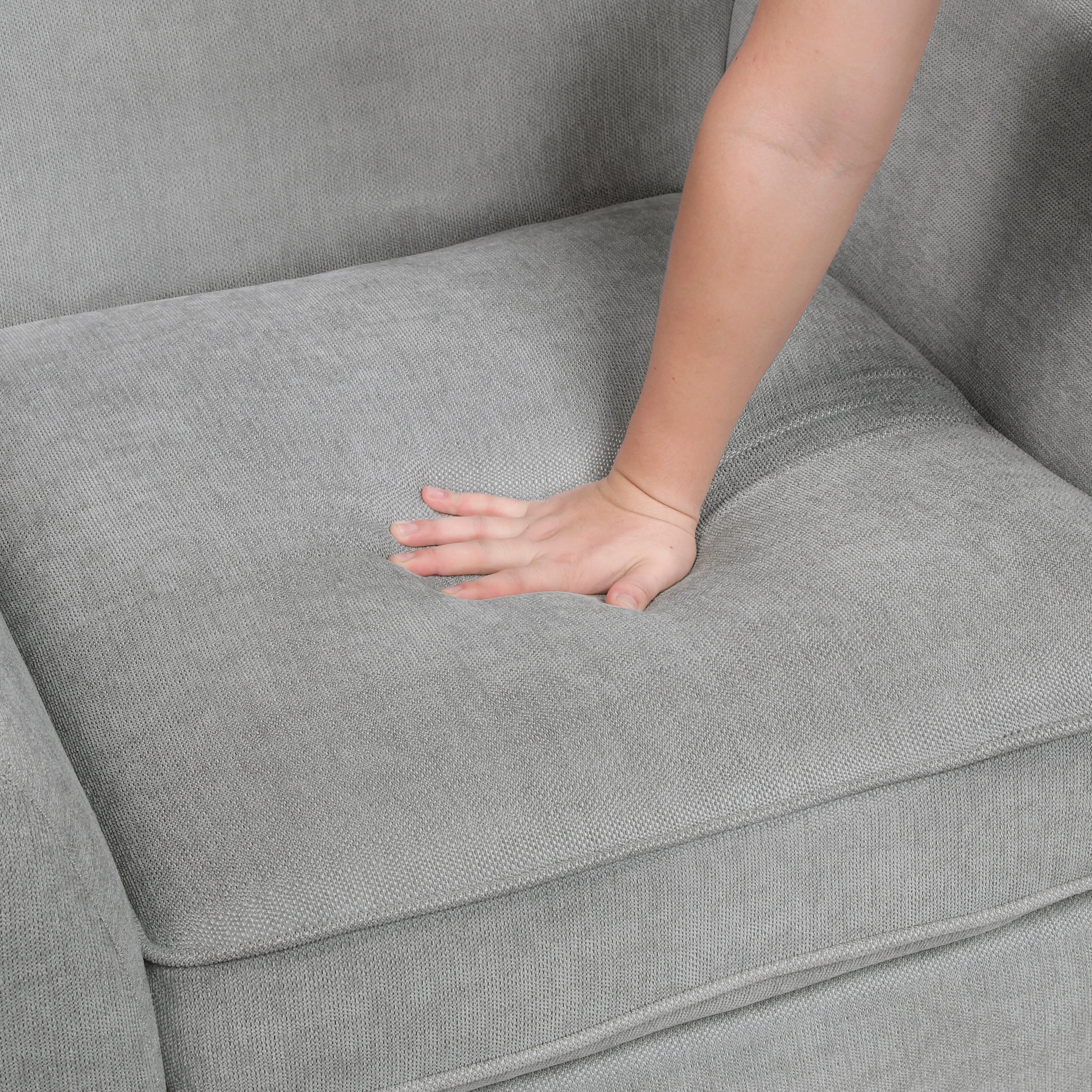 Silverthorne Gray Sofa - Image 8