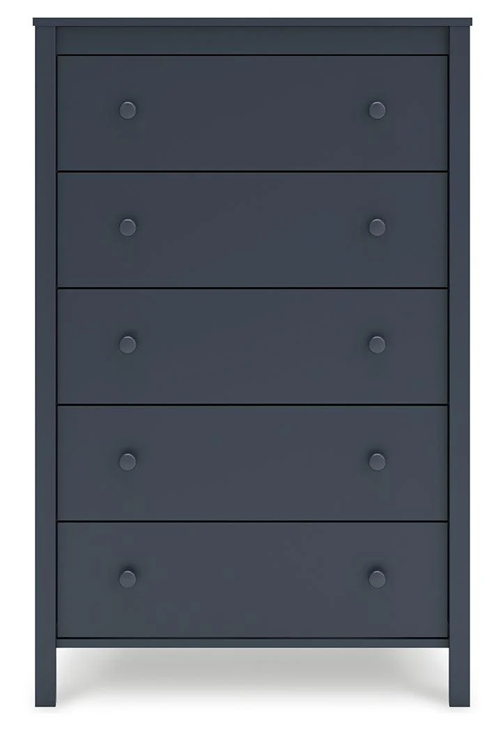 Simmenfort Navy Blue Chest of Drawers - Image 4