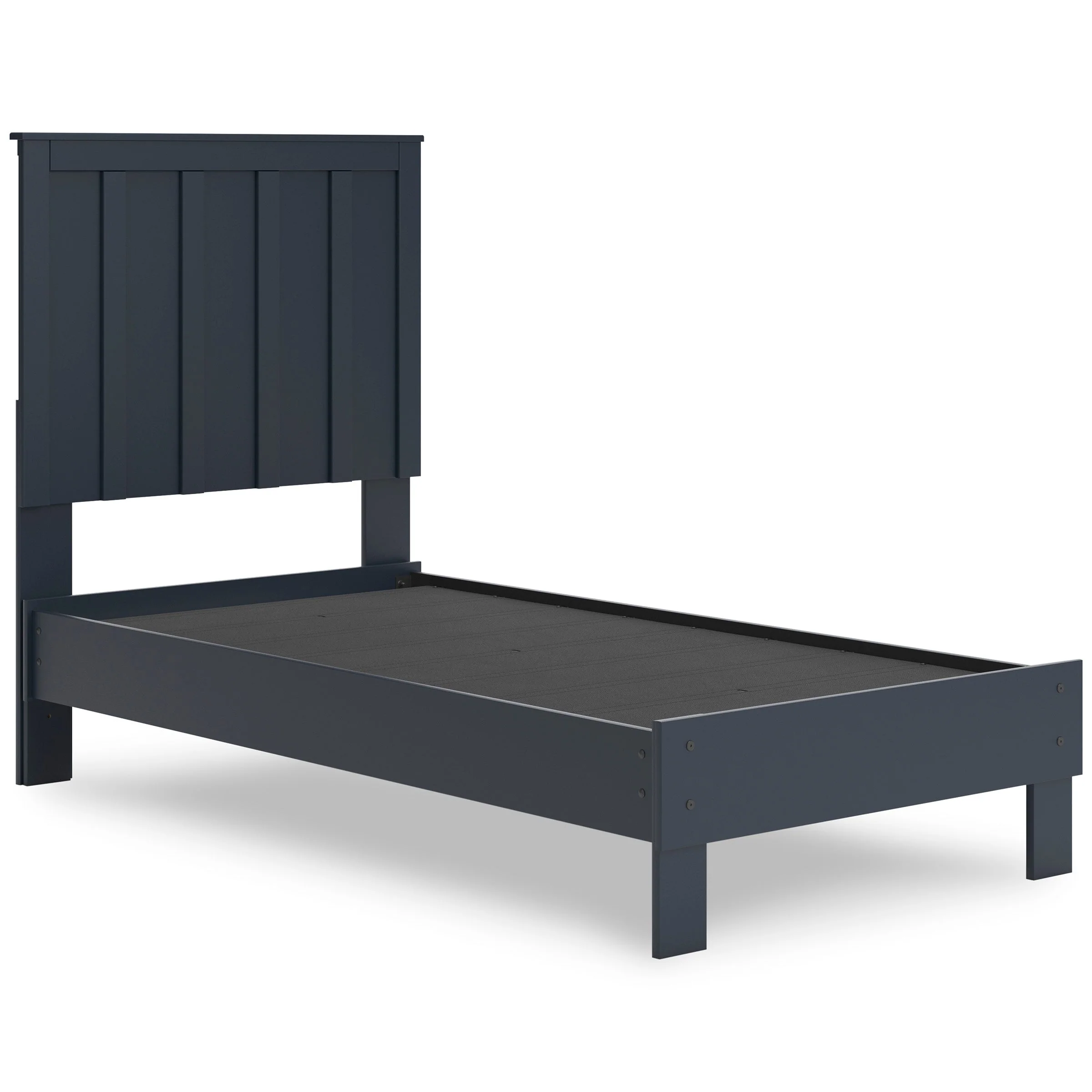 Simmenfort Navy Blue Twin Platform Bed - Image 5