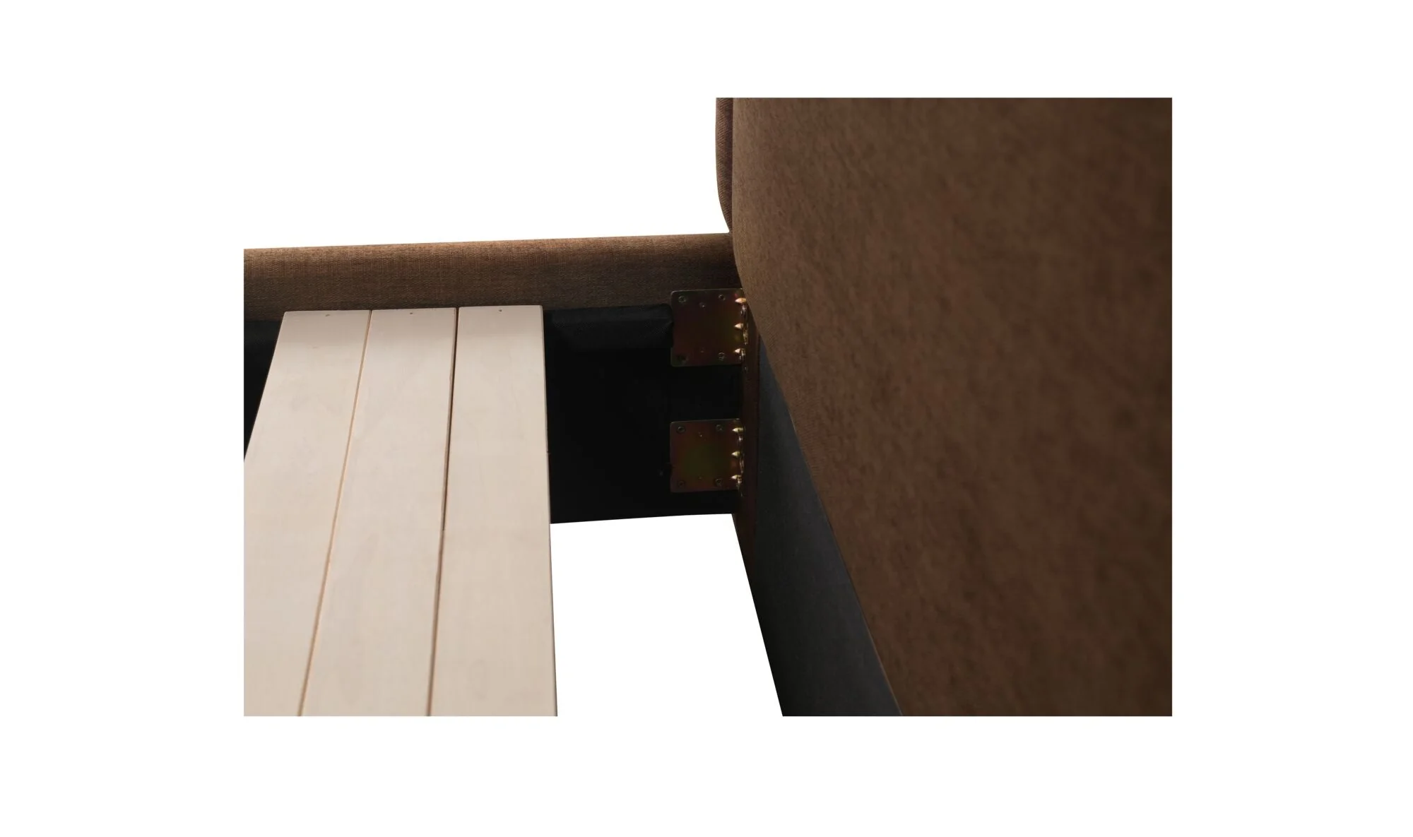 Simon Queen Storage Bed Brown - Image 10