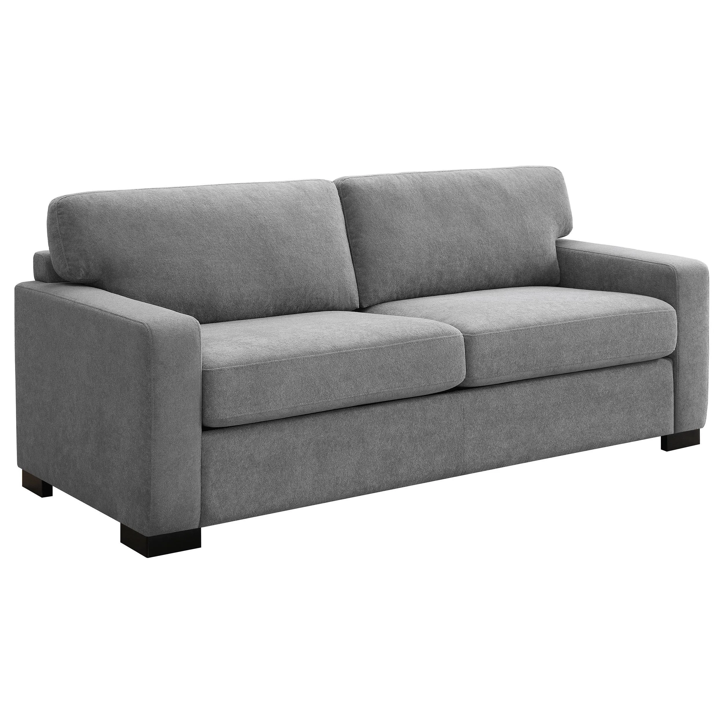 Simpson Upholstered Sofa Sleeper with Queen Mattress Grey - Image 12
