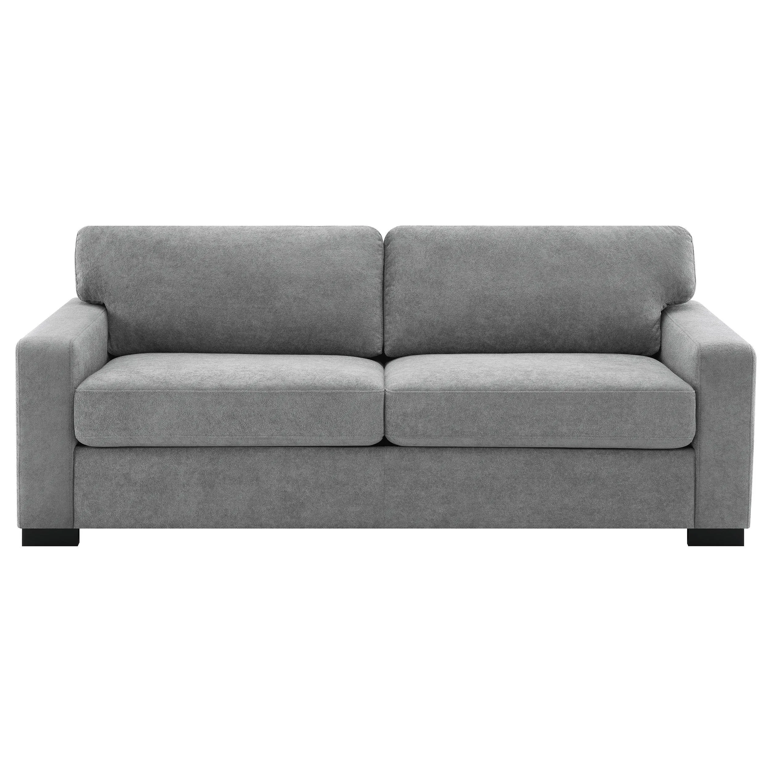 Simpson Upholstered Sofa Sleeper with Queen Mattress Grey - Image 4