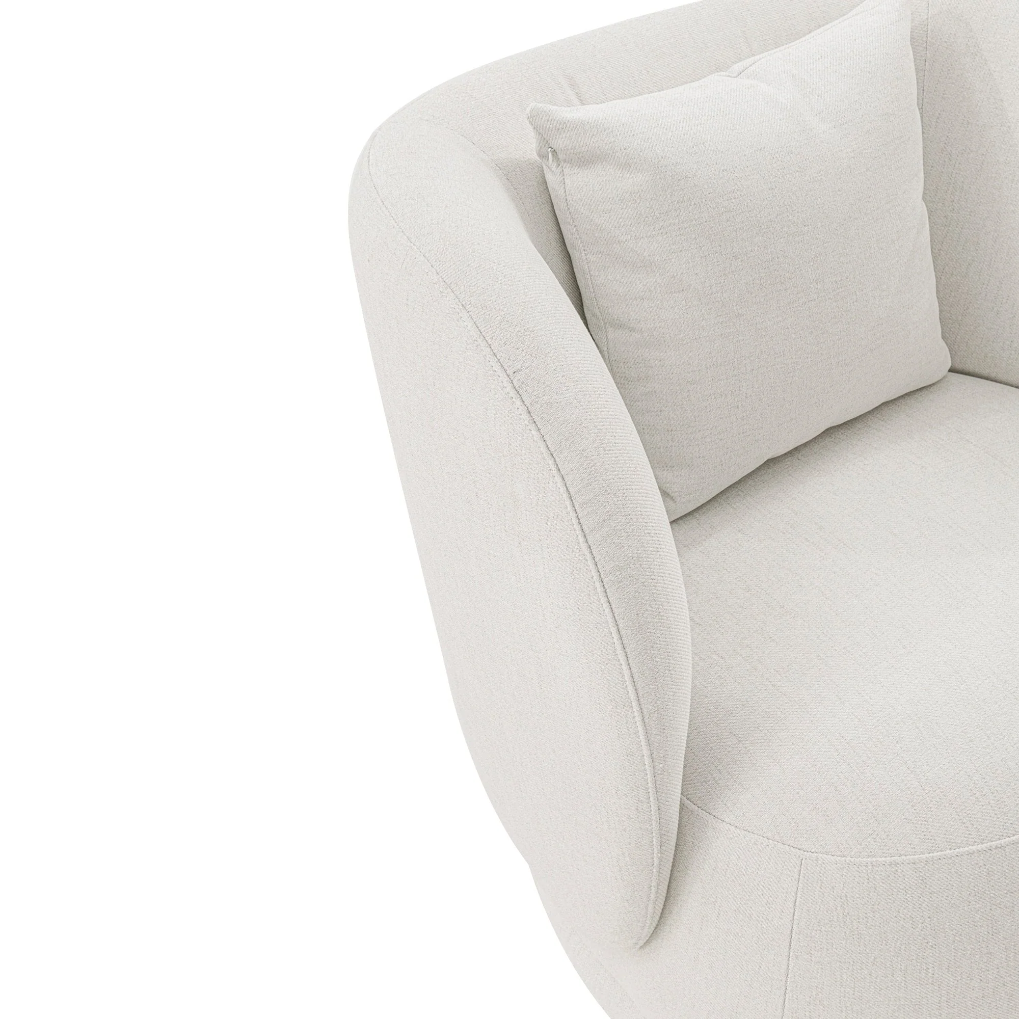 Siri Accent Chair in Cream (set of 2) - Image 4