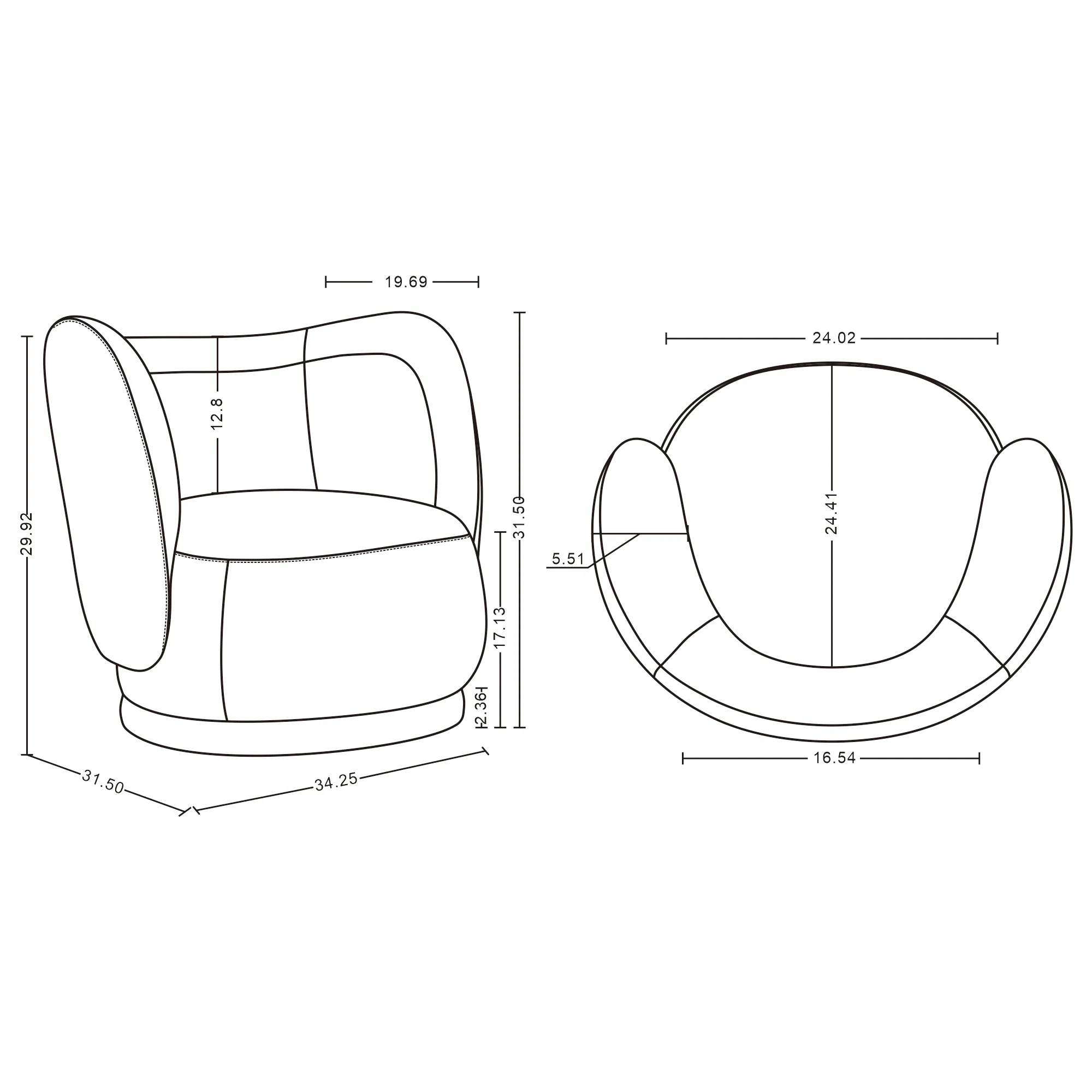 Siri Accent Chair in Wheat (set of 2) - Image 2