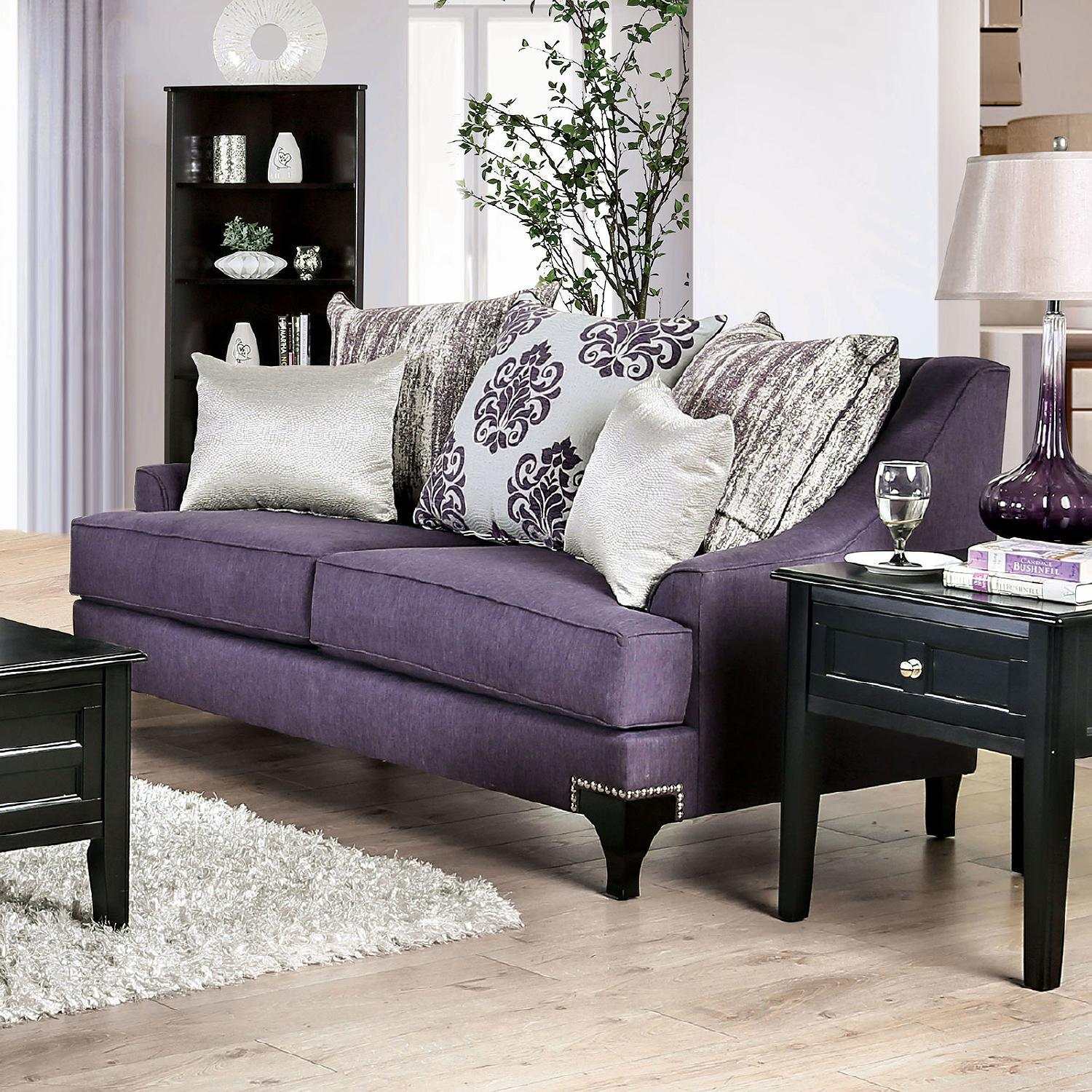 Sisseton Purple Stationary Sofa & Loveseat - Image 3