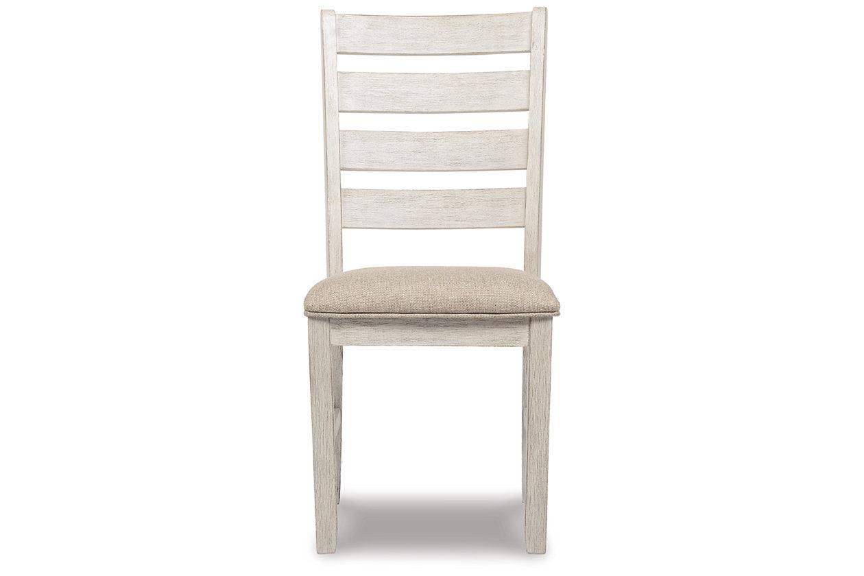 Skempton White/Light Brown Dining Chair, Set of 2 - Image 3