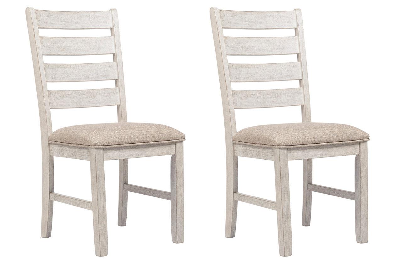 Skempton White/Light Brown Dining Chair, Set of 2 - Image 8