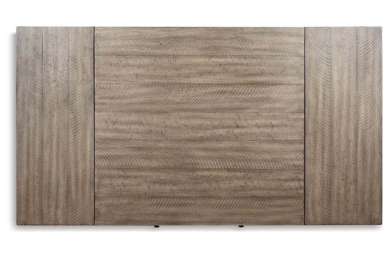 Skempton White/Light Brown Dining Table - Image 15