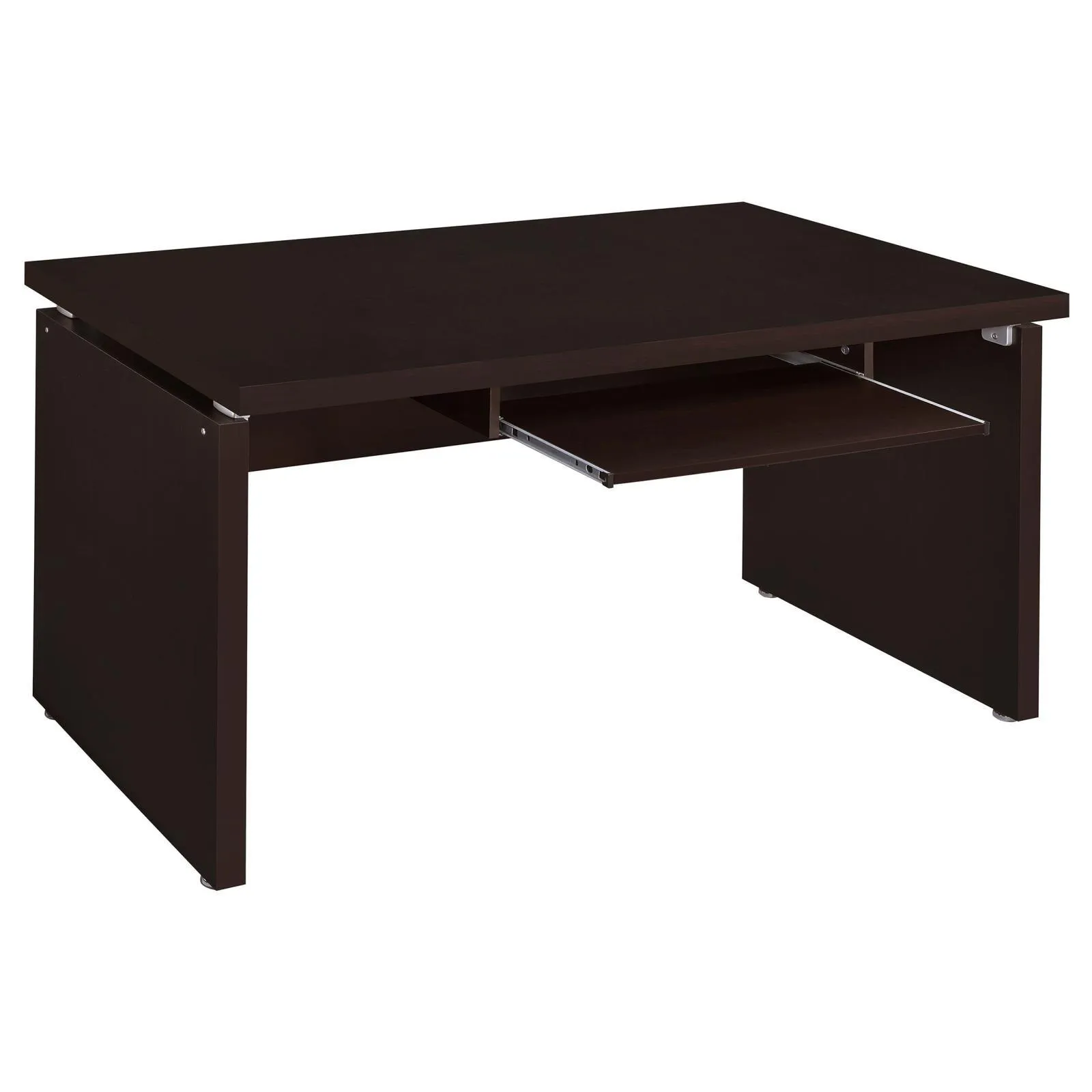 Skylar Cappuccino Computer Desk with Keyboard Drawer - Image 5