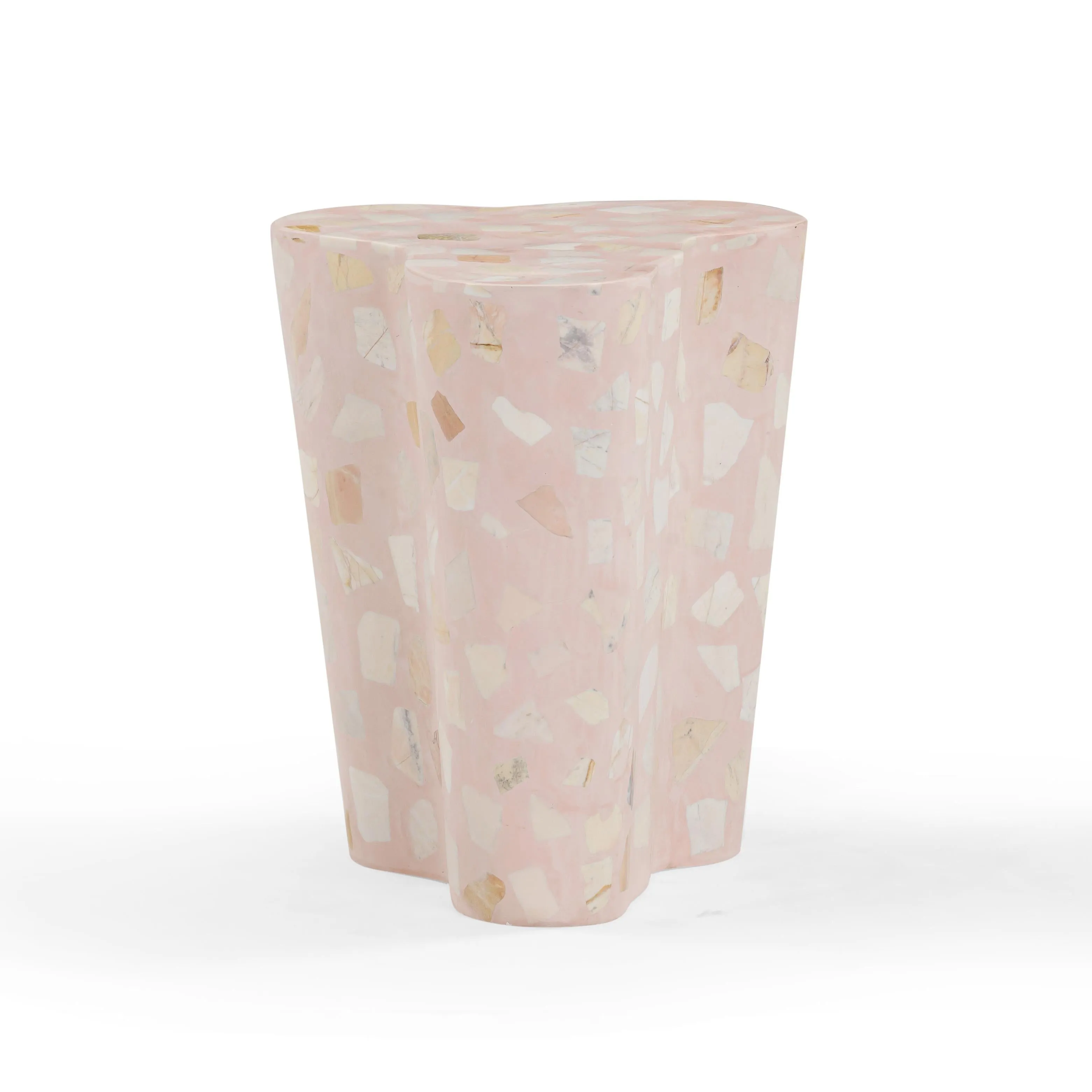 Slab Terrazzo Indoor/Outdoor Side Table - Image 4