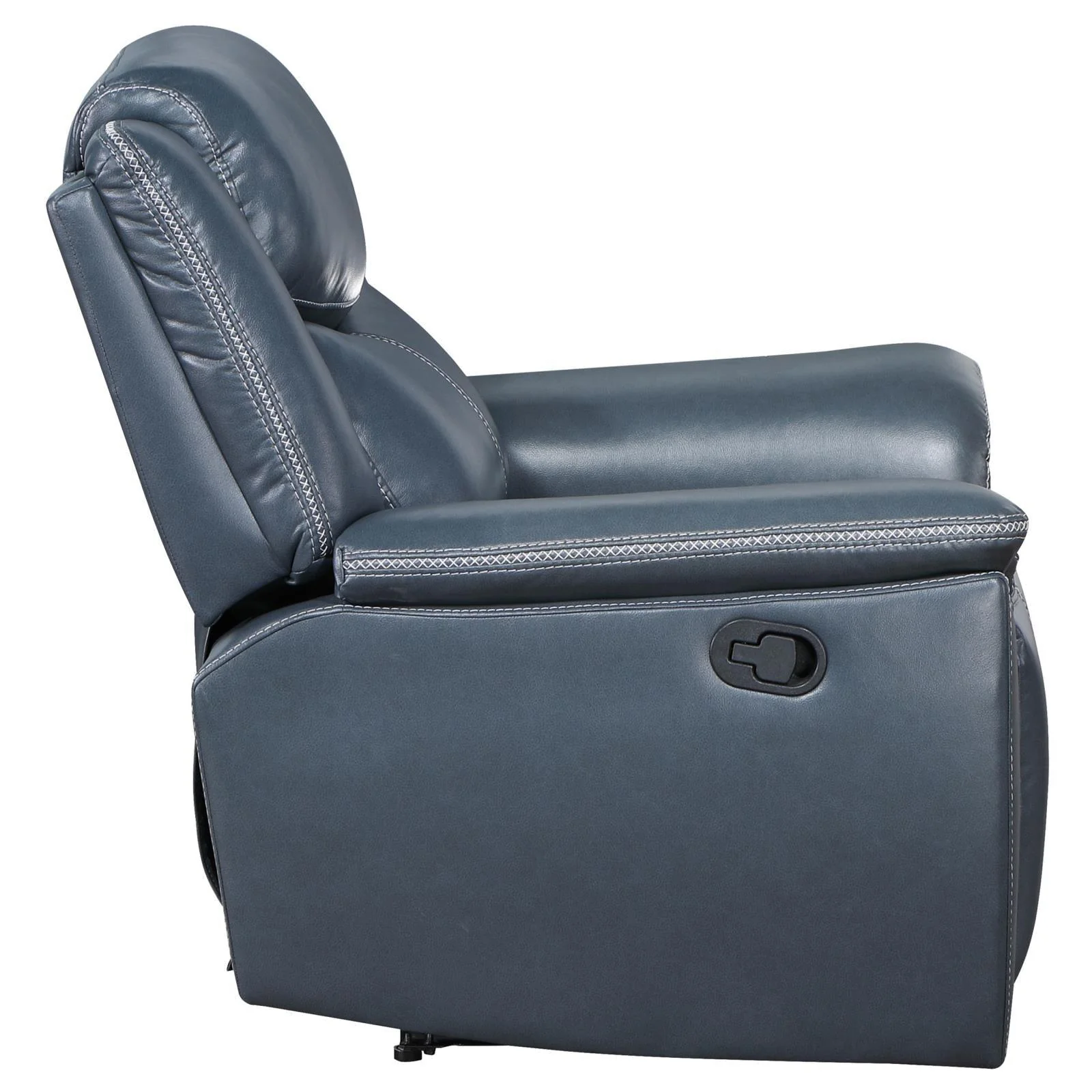 Sloane Blue Upholstered Motion Recliner Chair - Image 6