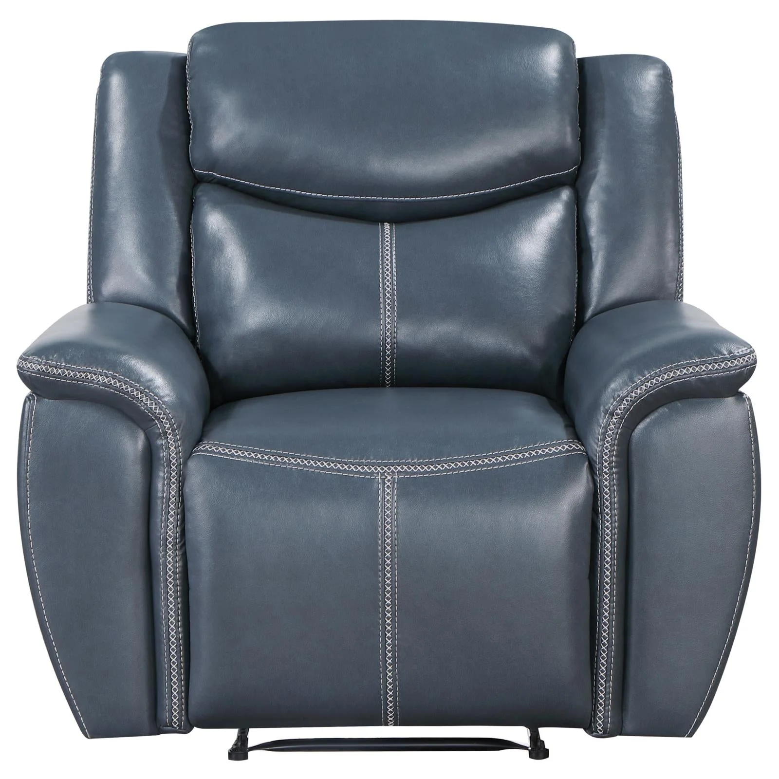 Sloane Blue Upholstered Motion Reclining Living Room Set - Image 19