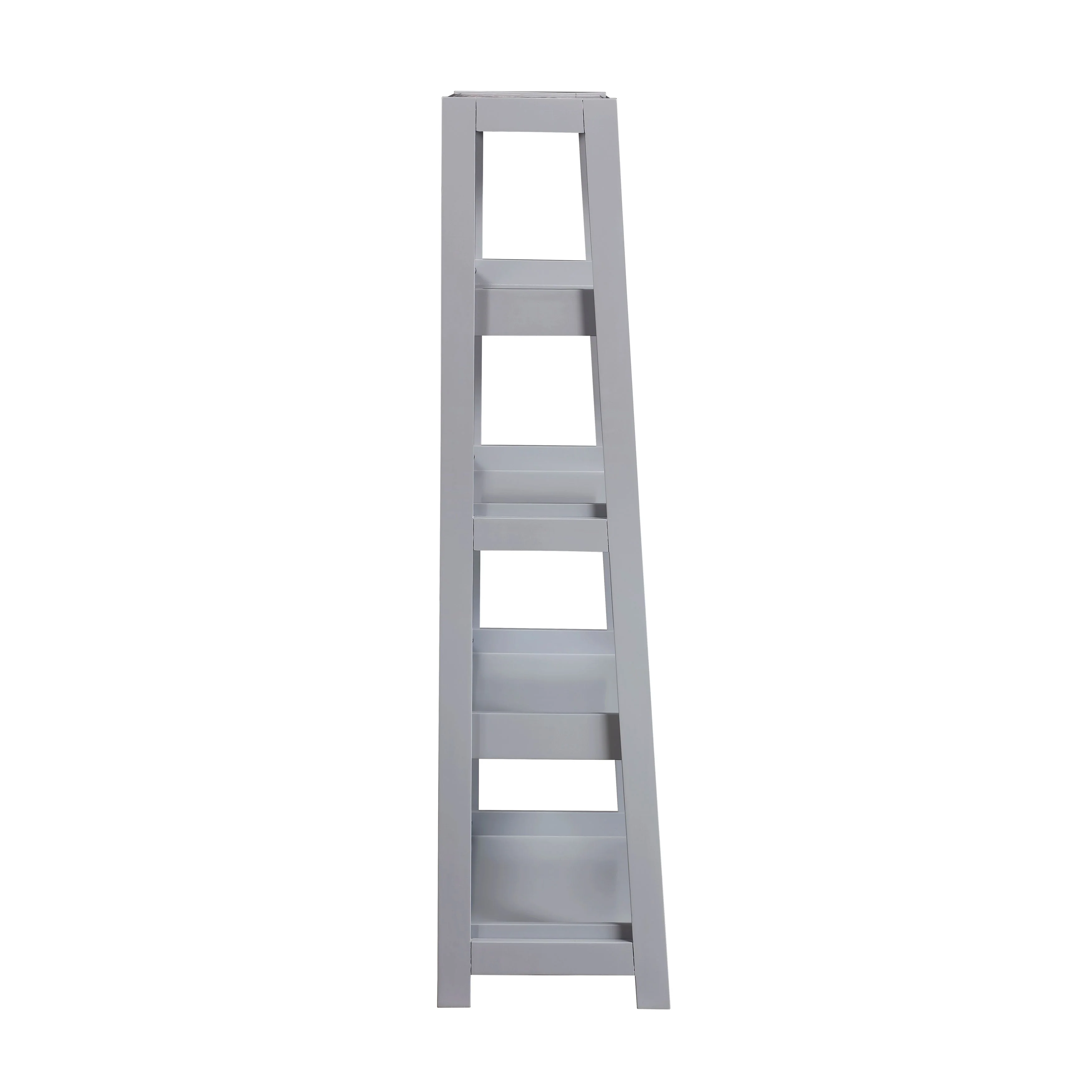 Sloane Gray Bookcase with 4 Fixed Shelves - Image 3