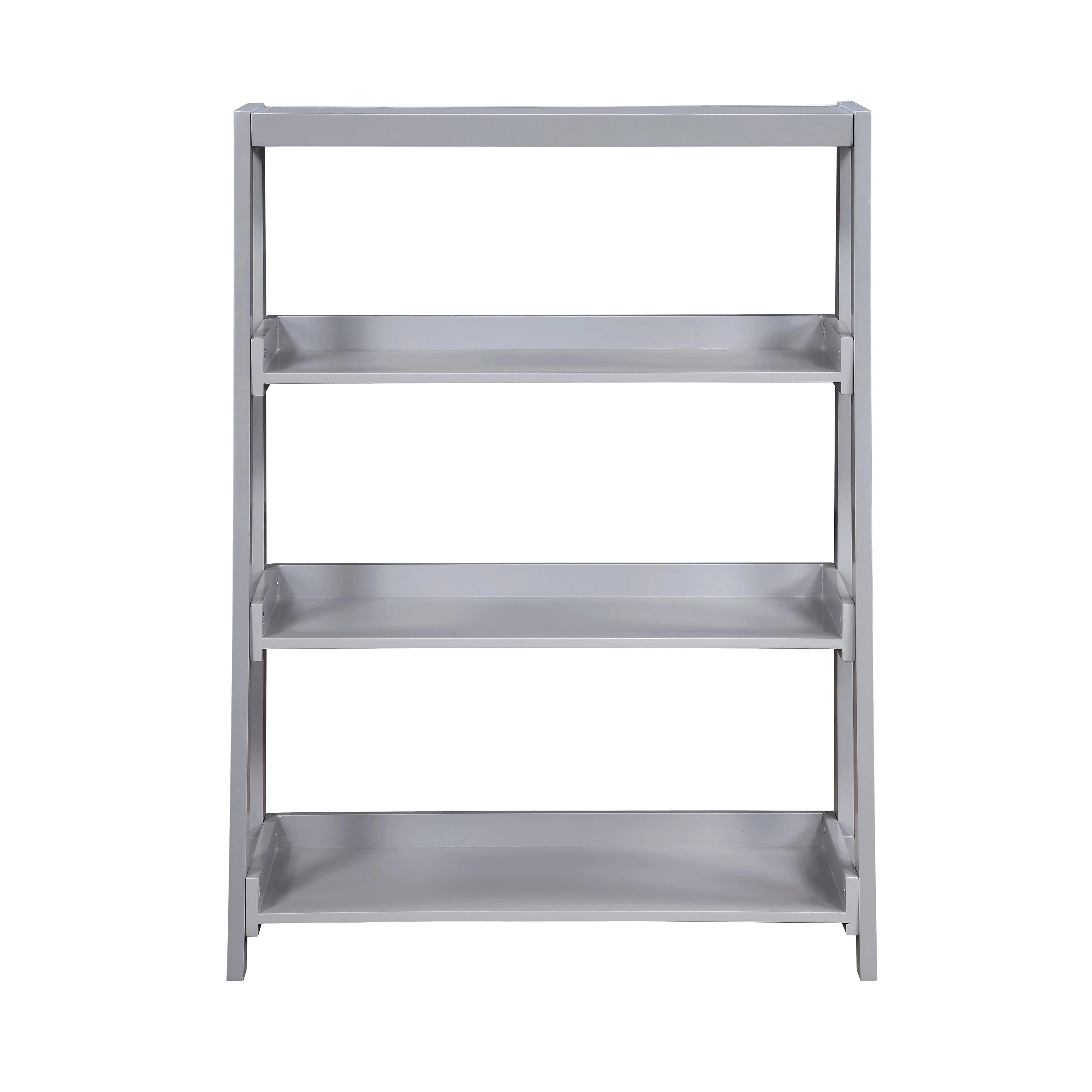 Sloane Gray Bookcase with 3 Fixed Shelves - Image 2