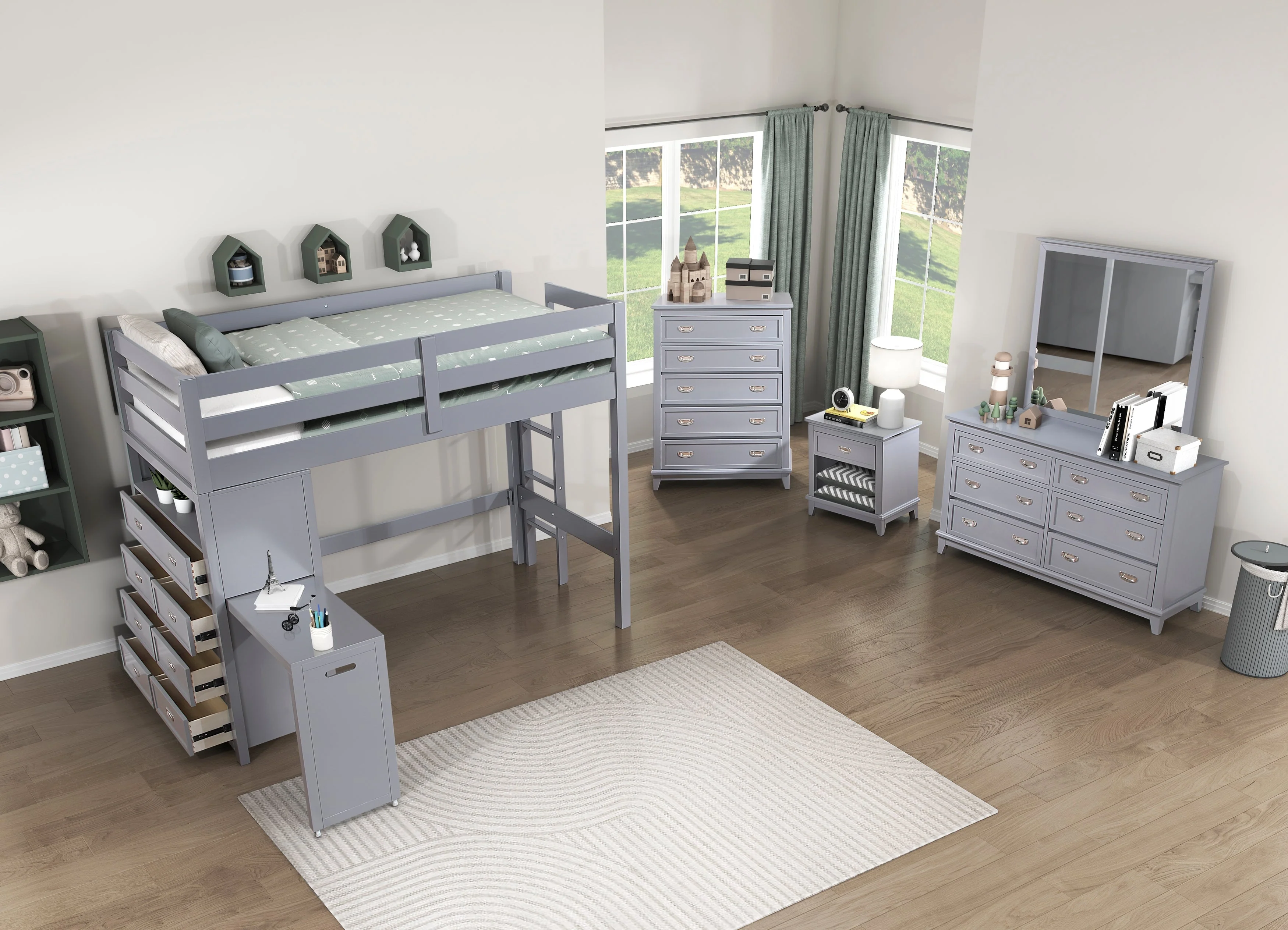 Sloane Gray Dresser - Image 11