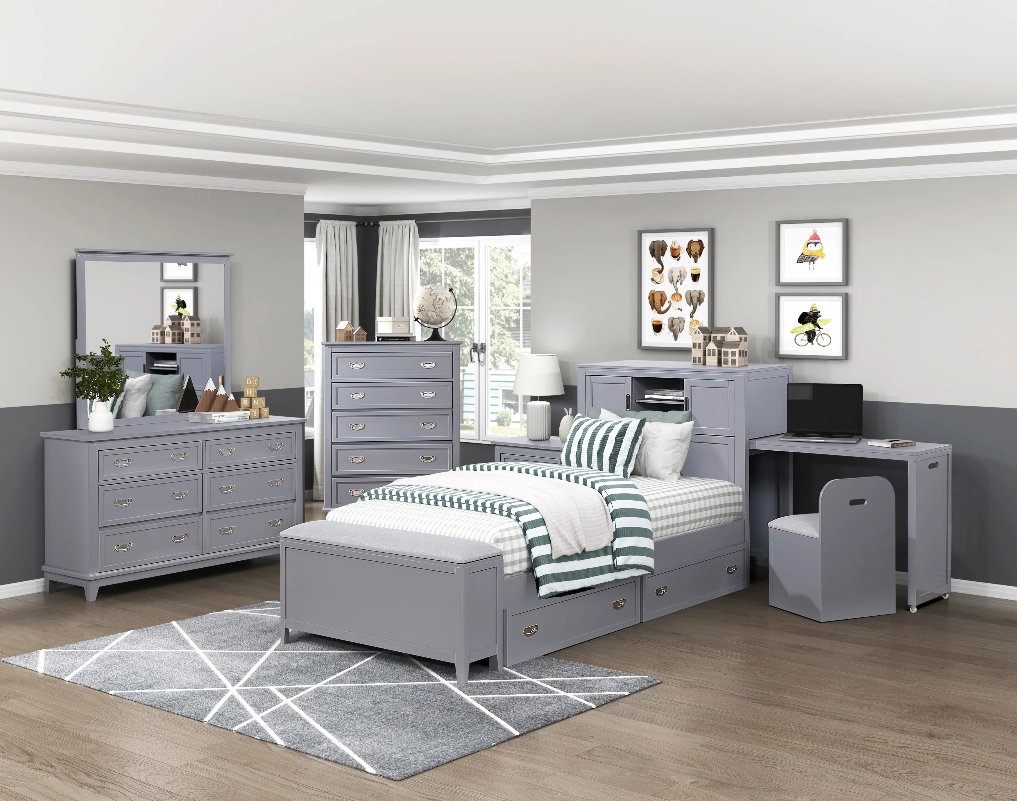 Sloane Gray Dresser - Image 20
