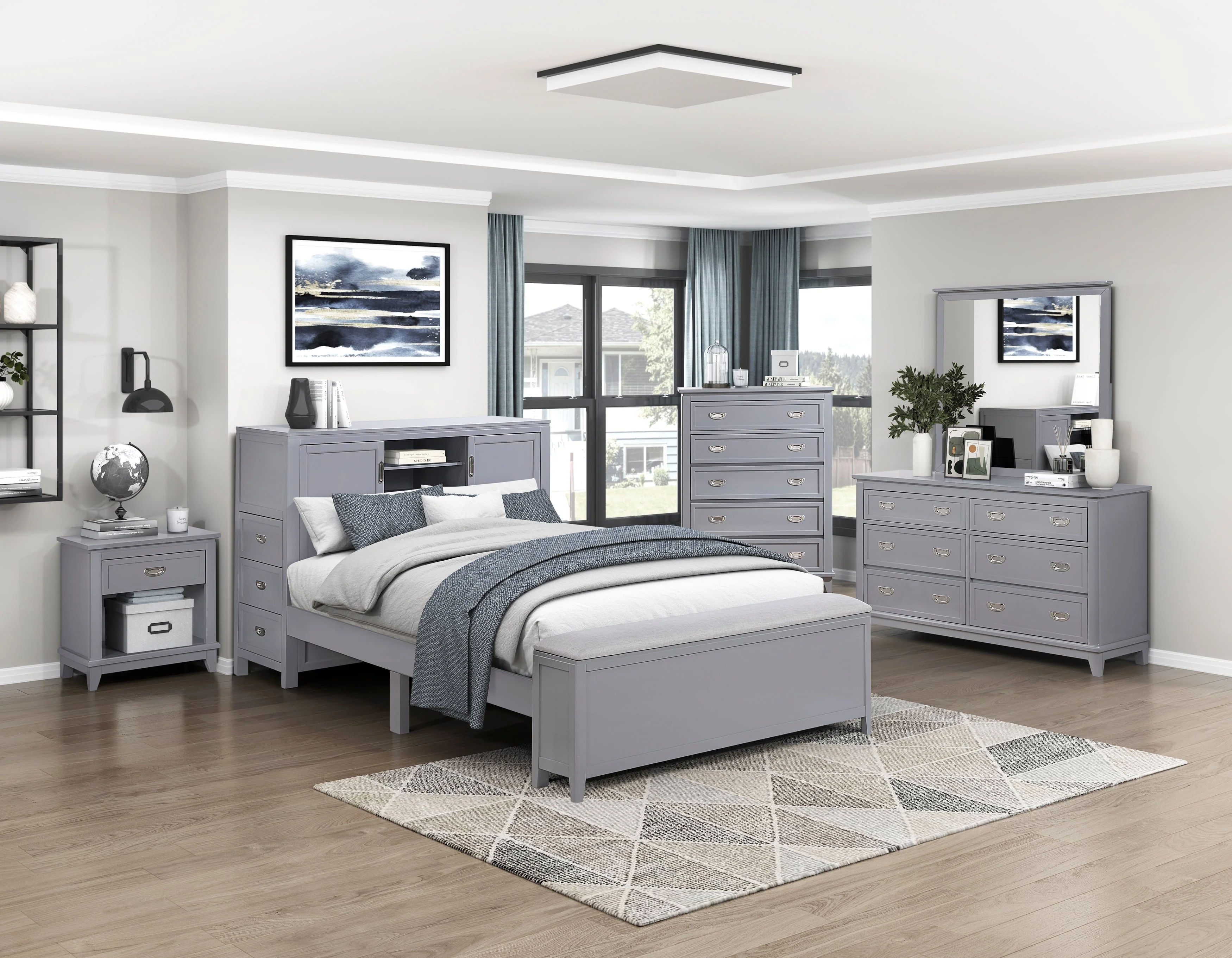 Sloane Gray Mirror - Image 9