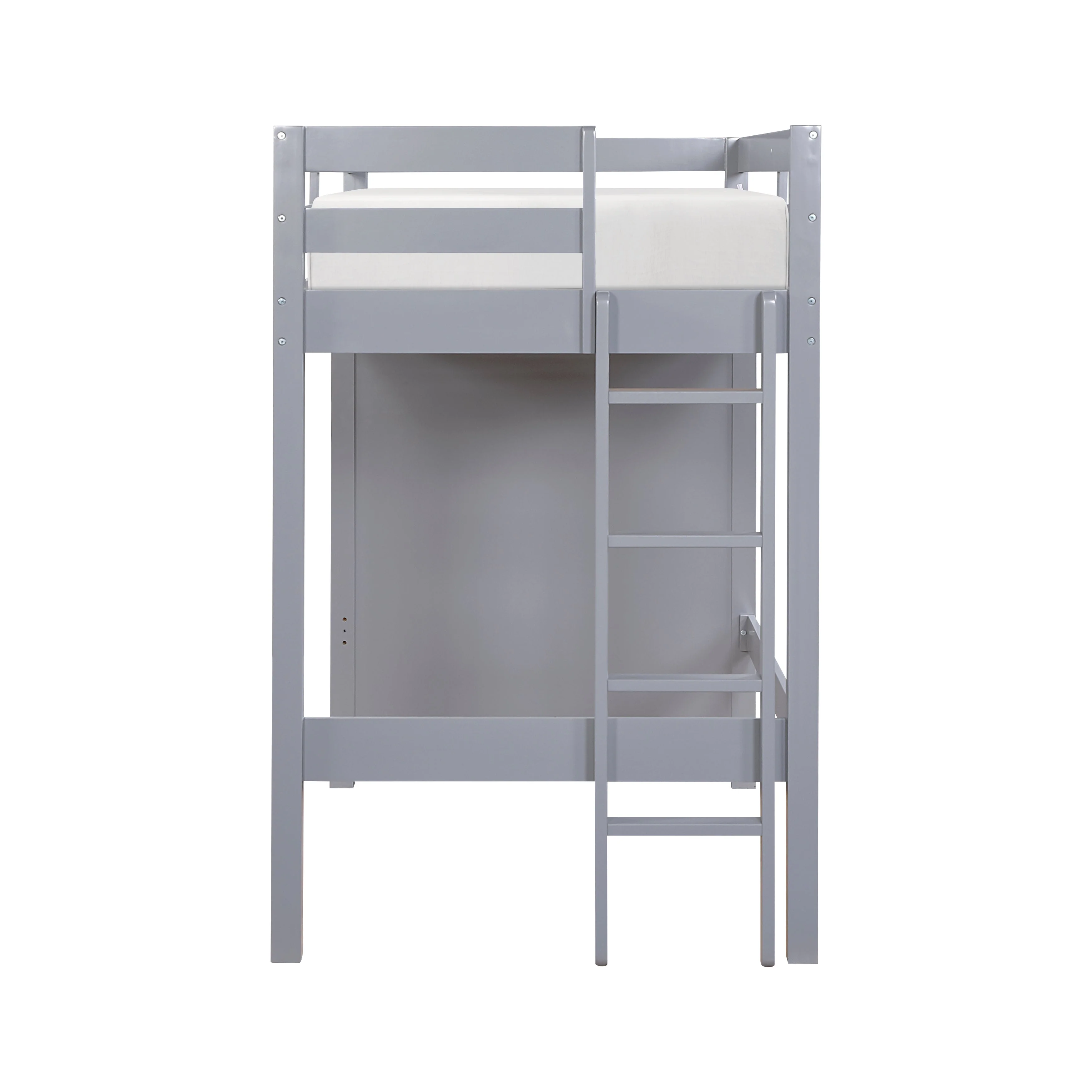 Sloane Gray Twin/Full Loft Bunk Bed with Chest and Hidden Desk - Image 17