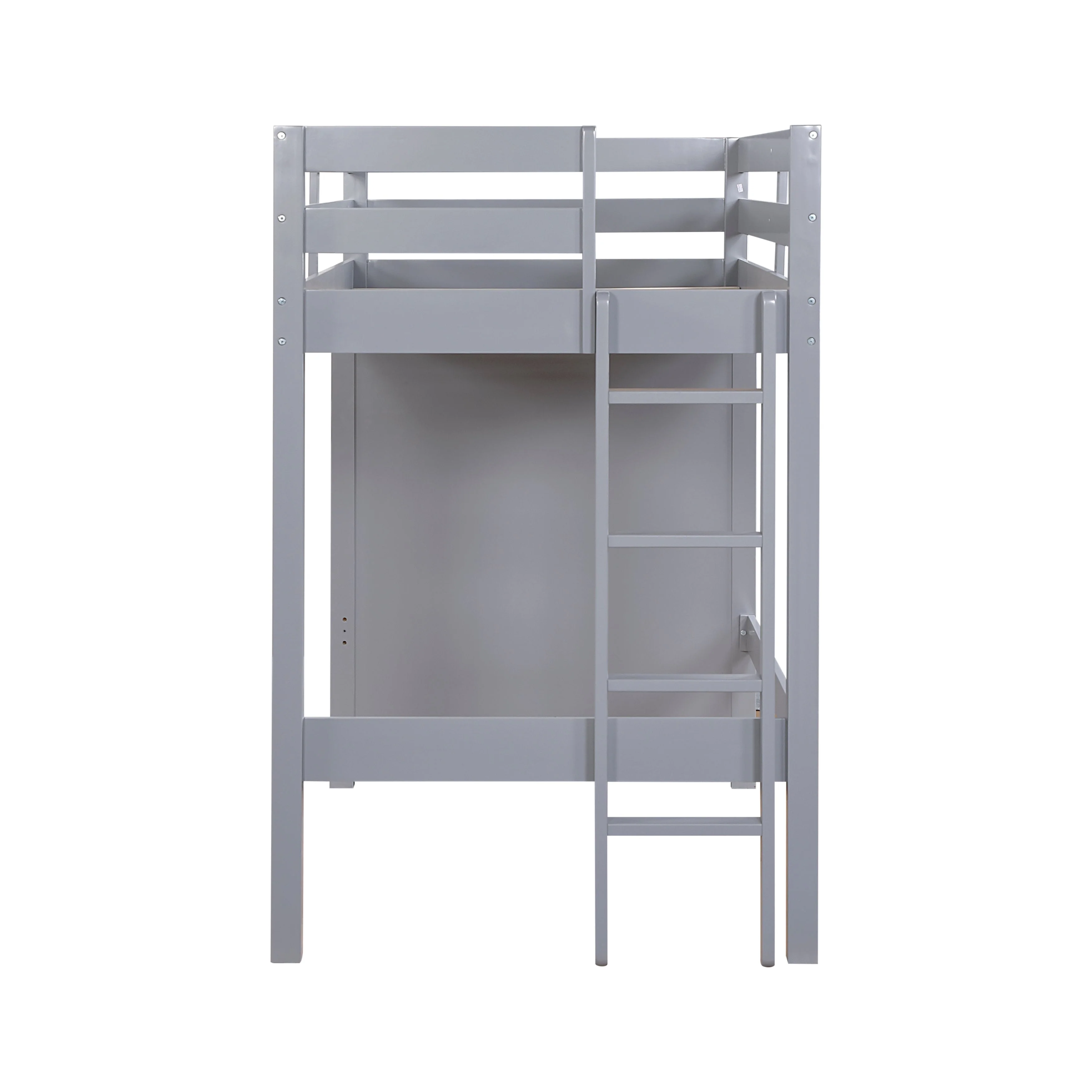 Sloane Gray Twin/Full Loft Bunk Bed with Chest and Hidden Desk - Image 18