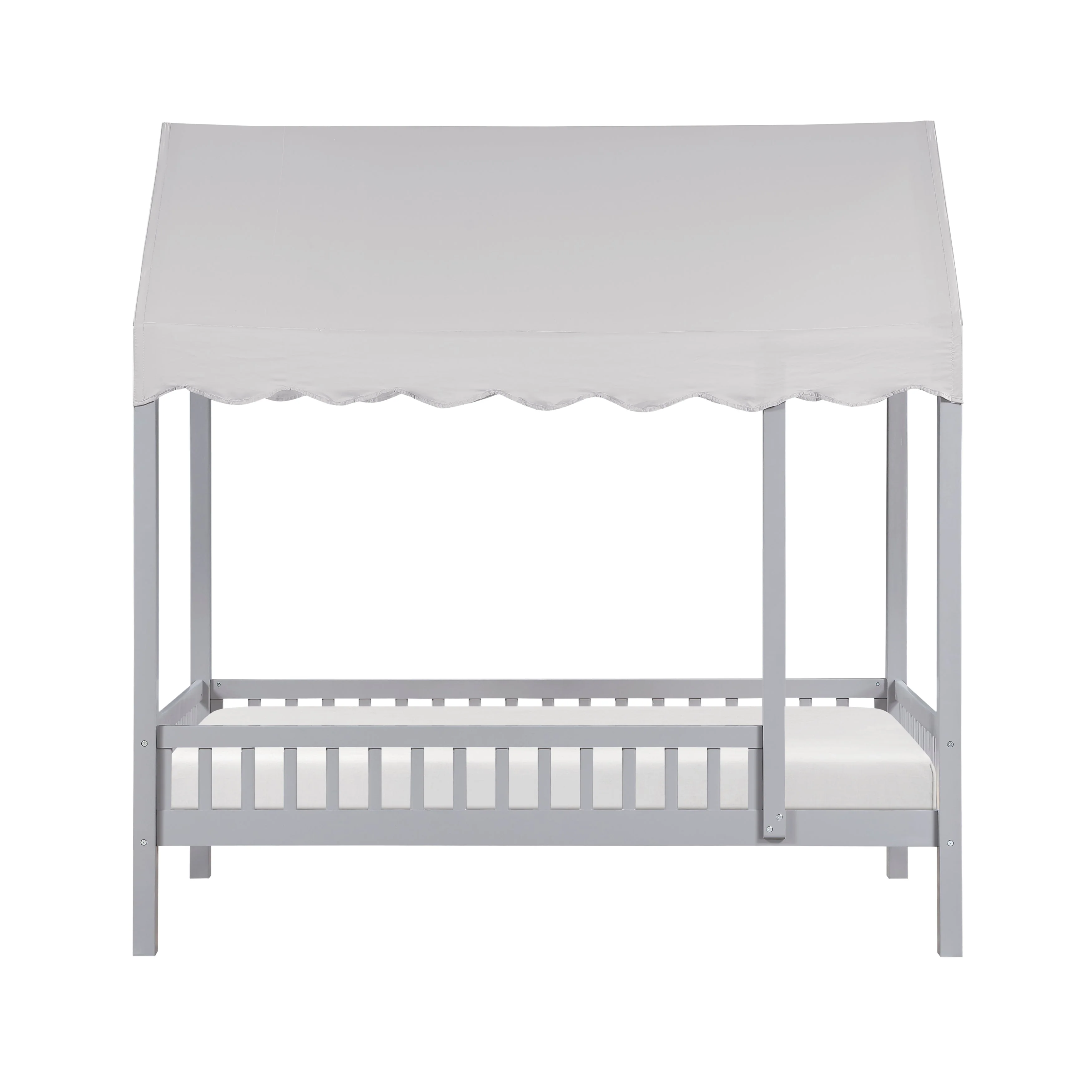 Sloane Gray Twin/Full Loft Bunk Bed with Chest and Hidden Desk - Image 38