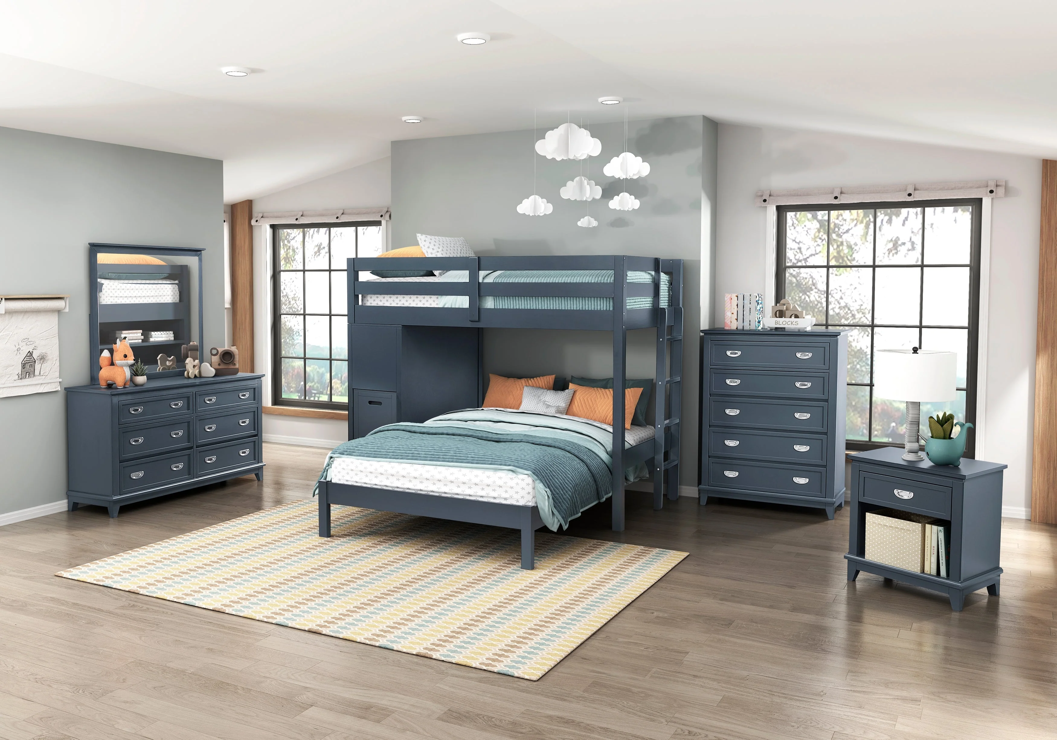 Sloane Navy Blue Dresser - Image 7