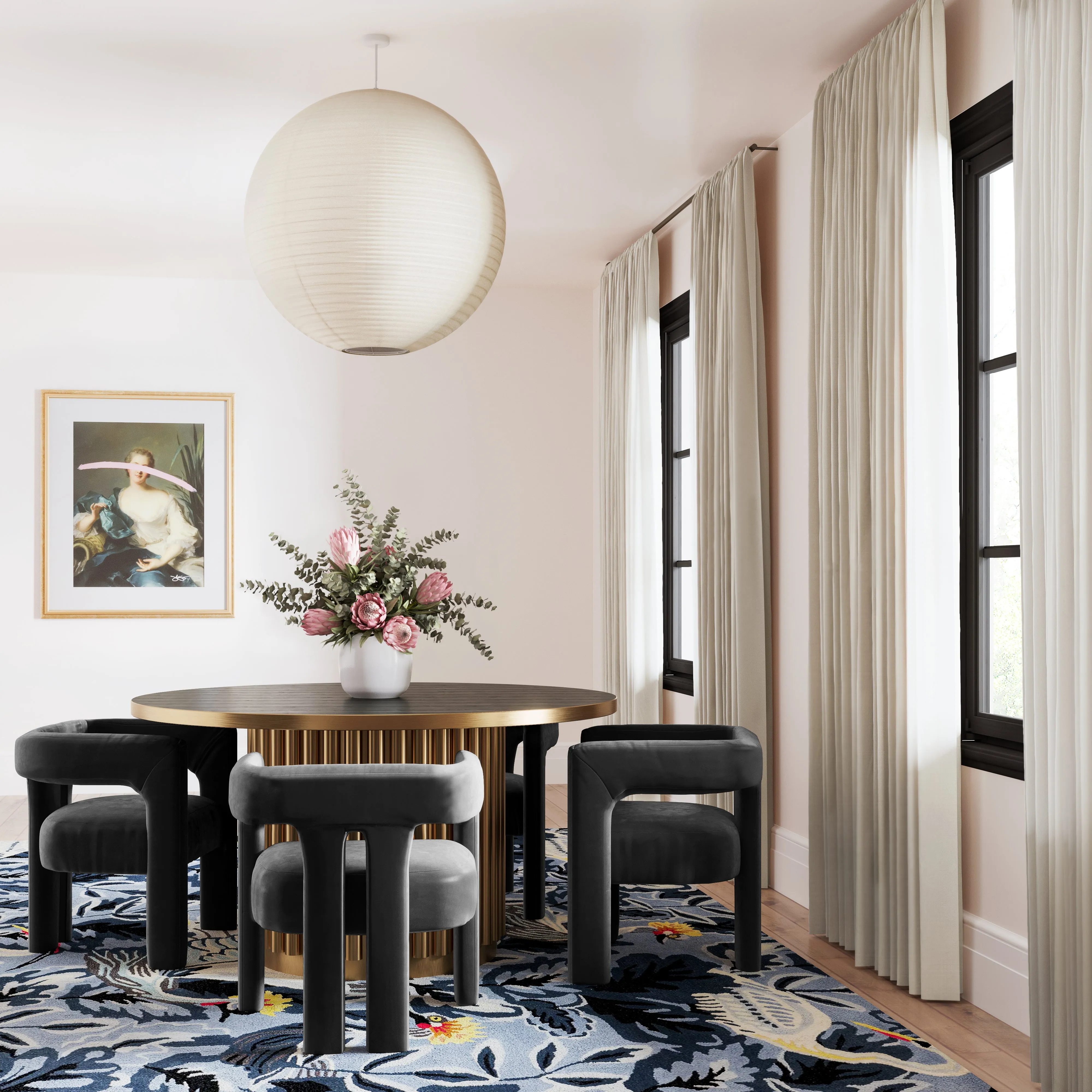 Sloane Velvet Accent Chair - Image 2