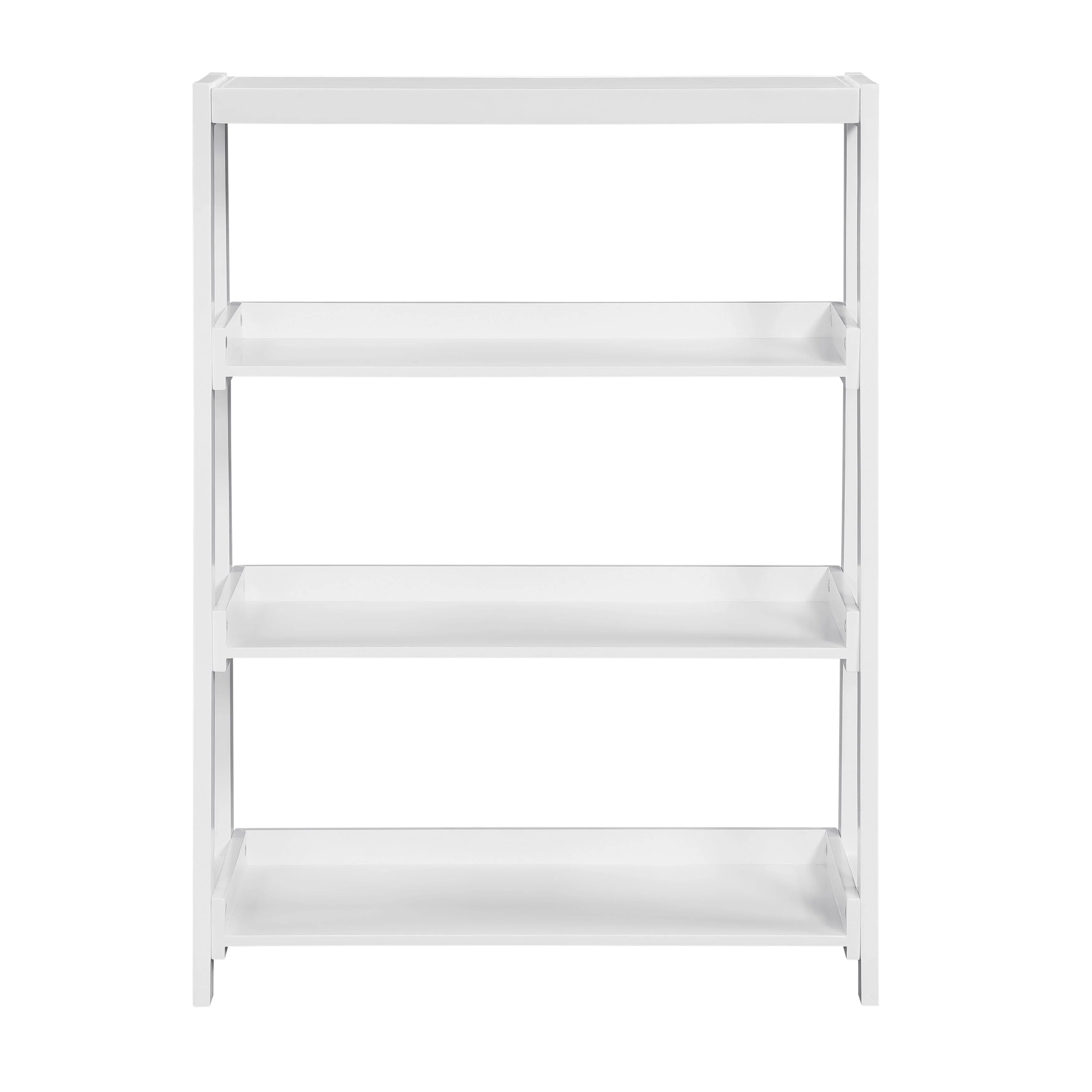 Sloane White Bookcase with 3 Fixed Shelves - Image 2