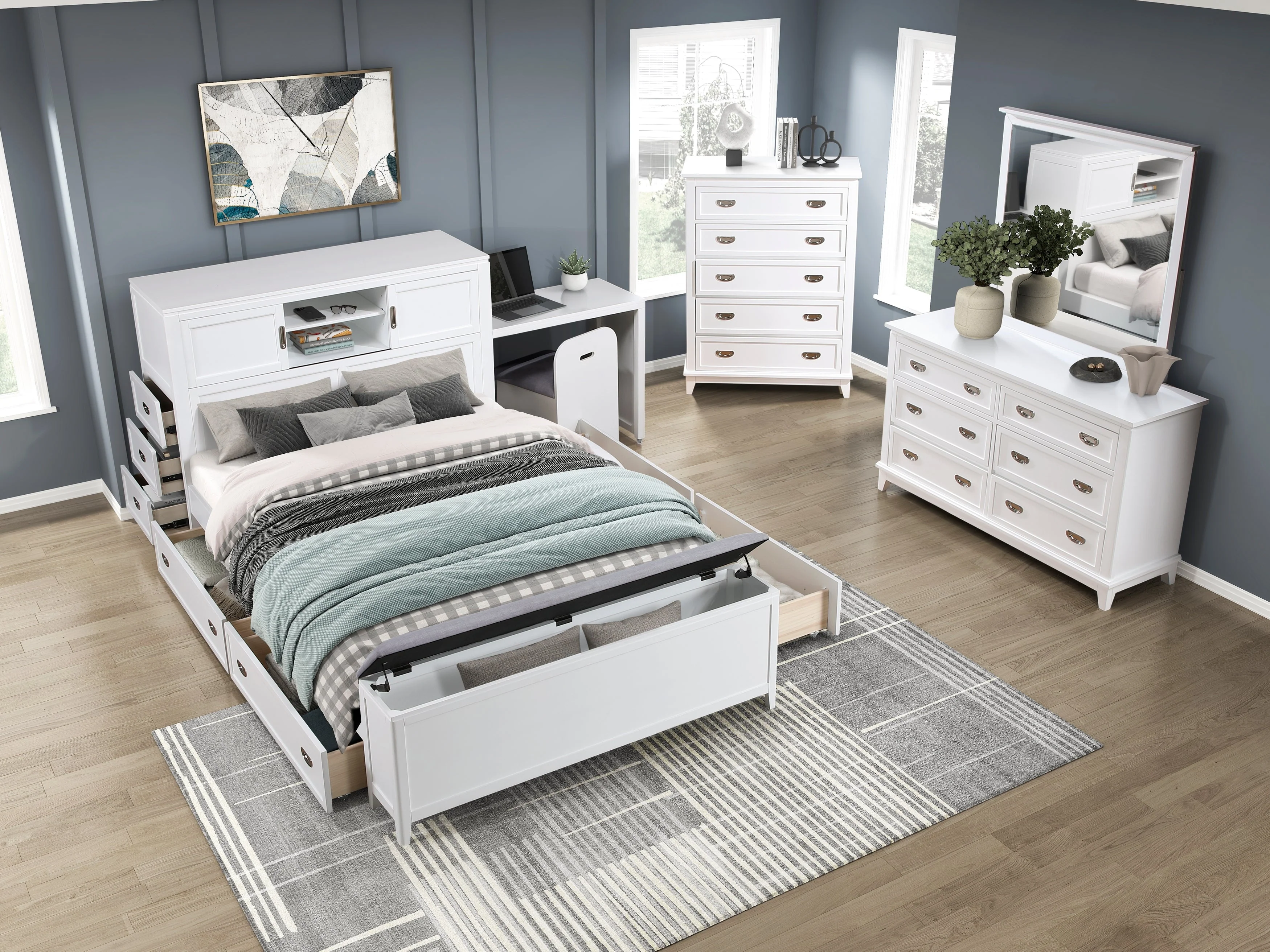 Sloane White Dresser - Image 16