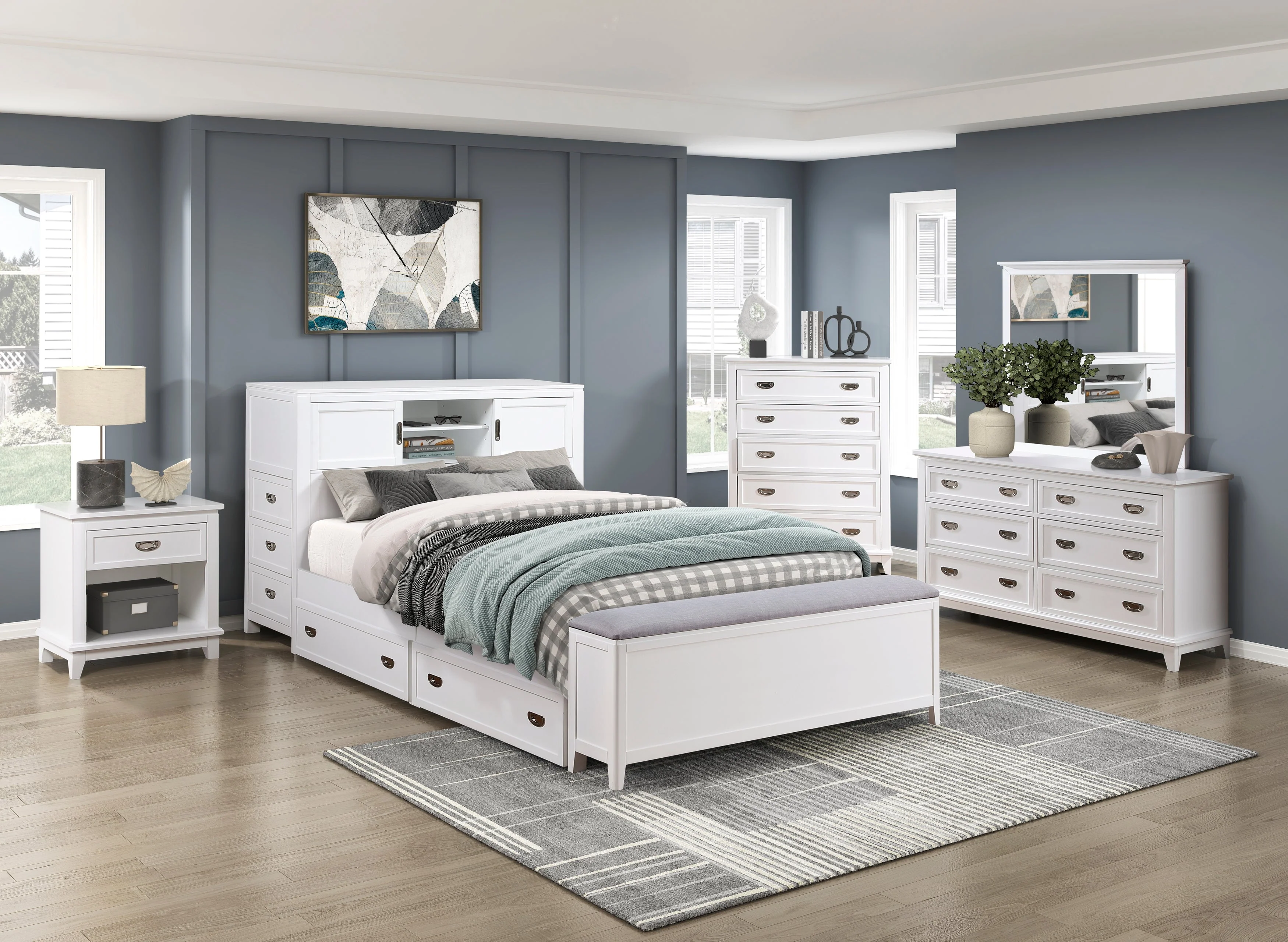 Sloane White Nightstand - Image 11