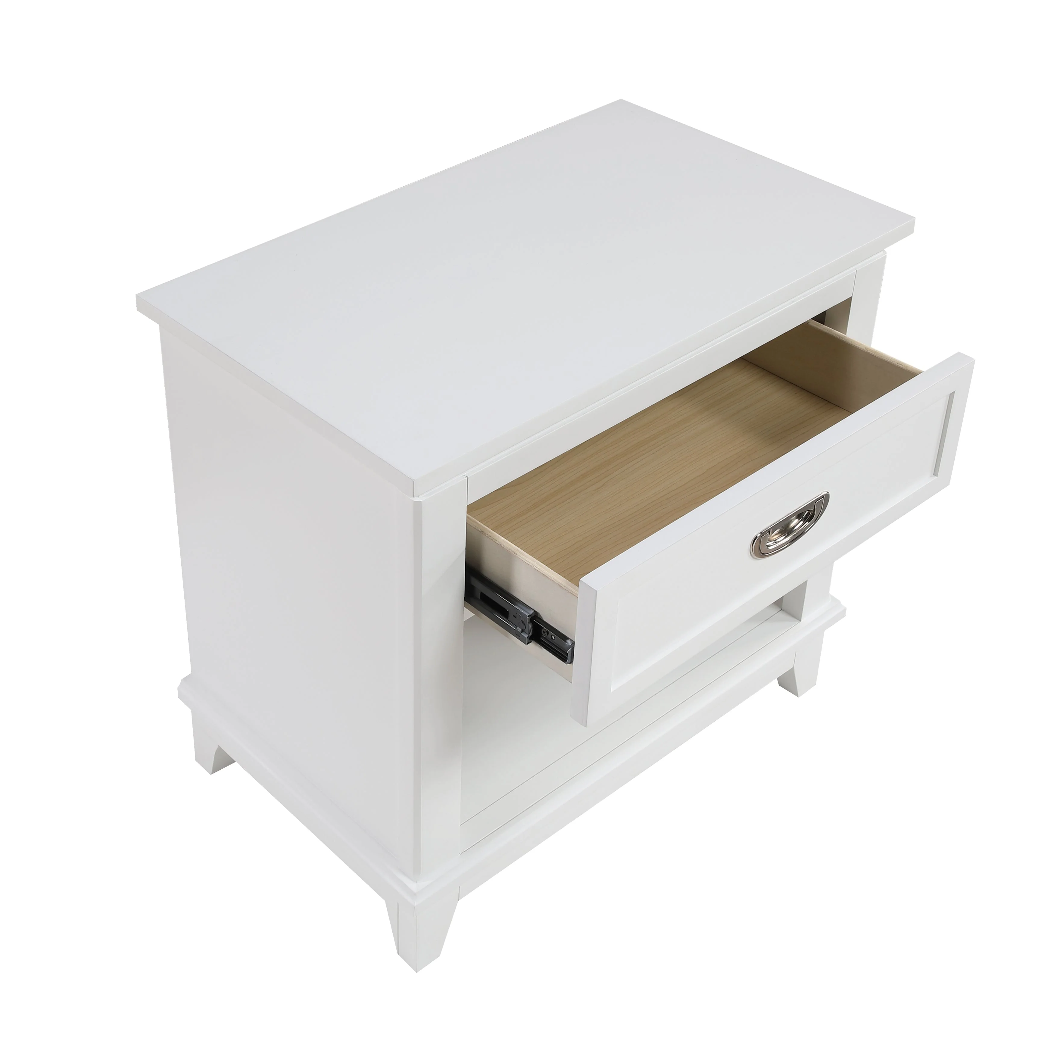 Sloane White Nightstand - Image 4