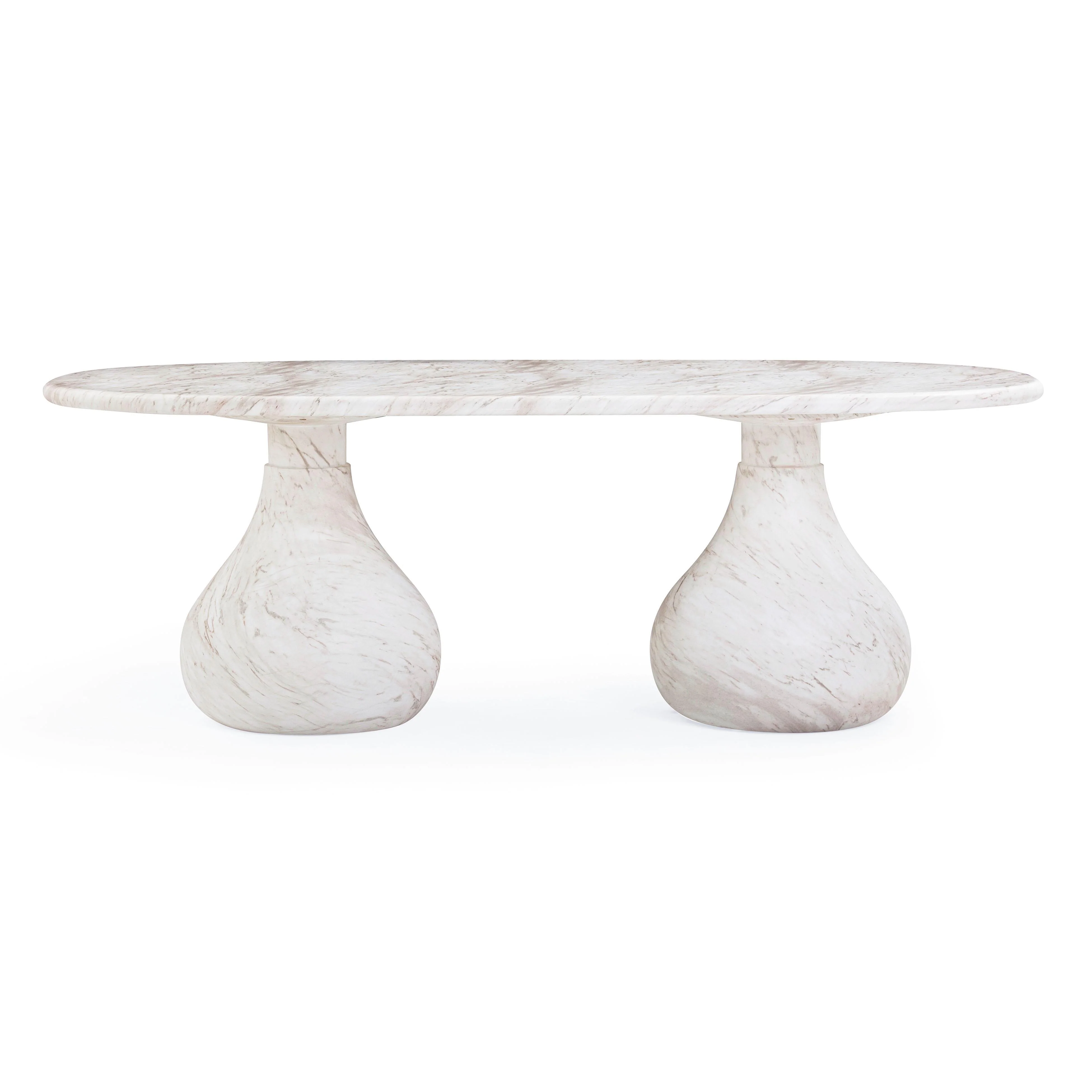 Smooch Indoor / Outdoor 87" Dining Table - Image 11