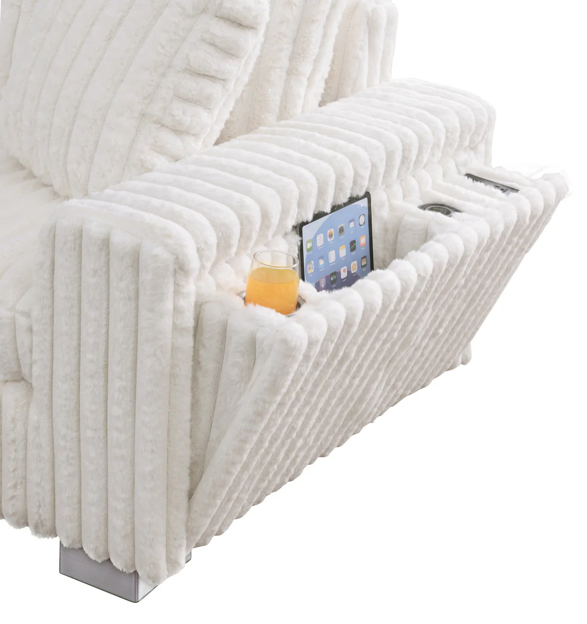 Snuggle Station Cream Sectional - Image 12