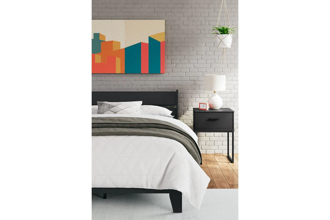 Socalle Black Full Panel Platform Bed - Image 10