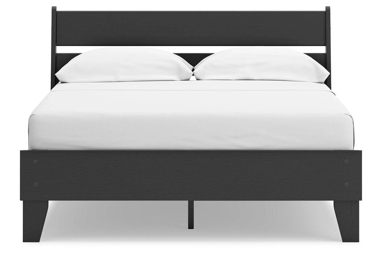 Socalle Black Full Panel Platform Bed - Image 6