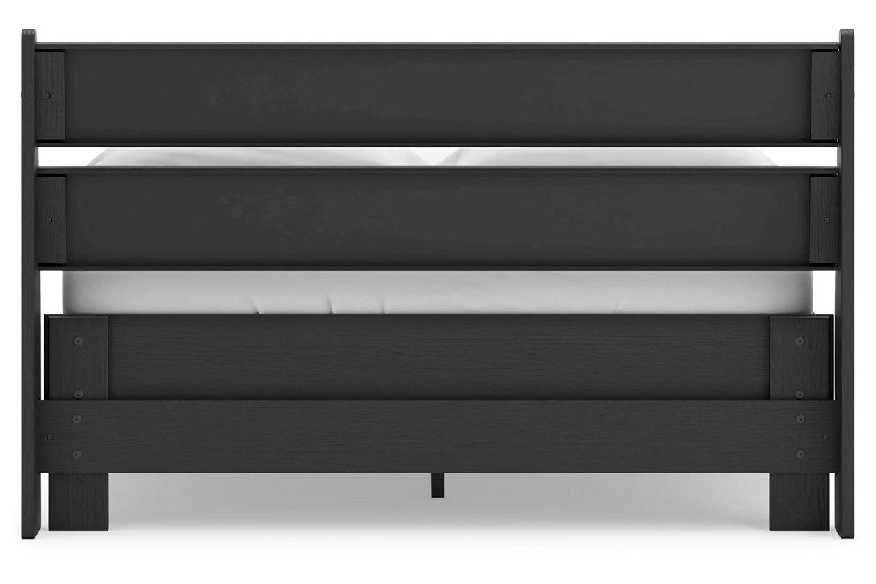 Socalle Black Full Panel Platform Bed - Image 7