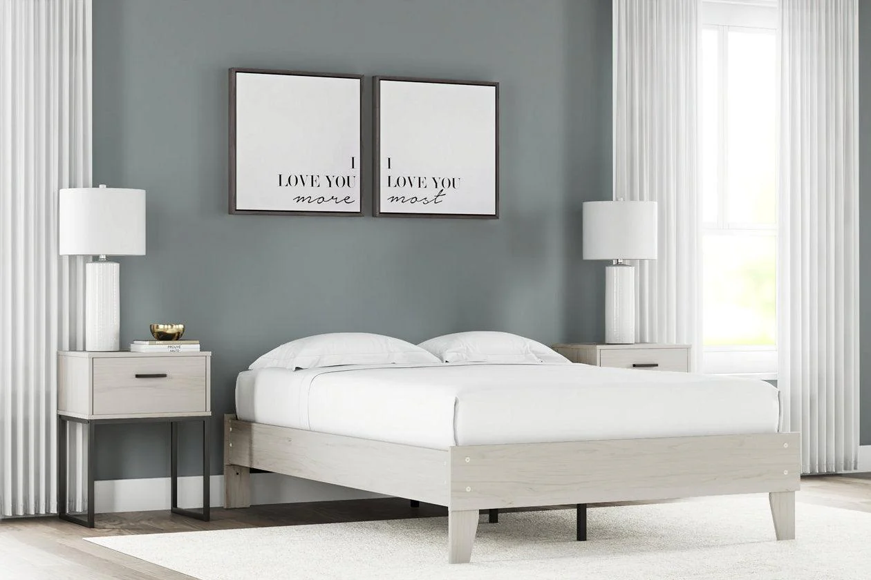 Socalle Light Natural Full Platform Bed - Image 2